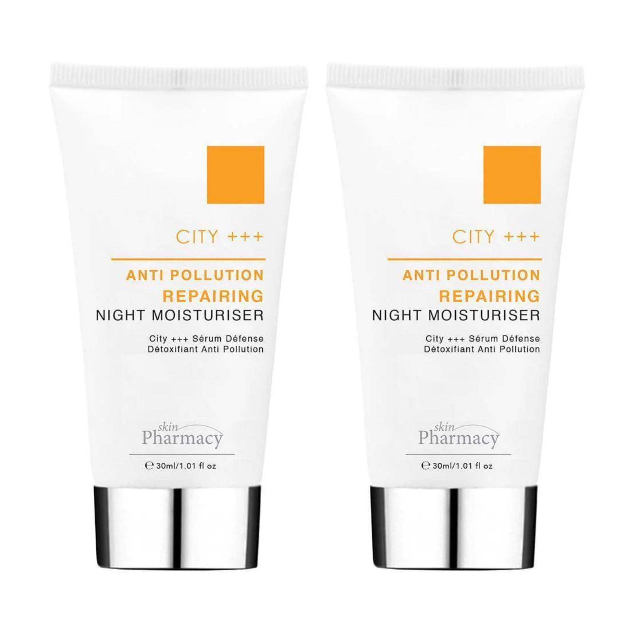 City +++ Anti-Pollution Repairing Night Moisturizer 30ml Doppel-Sparpackung
