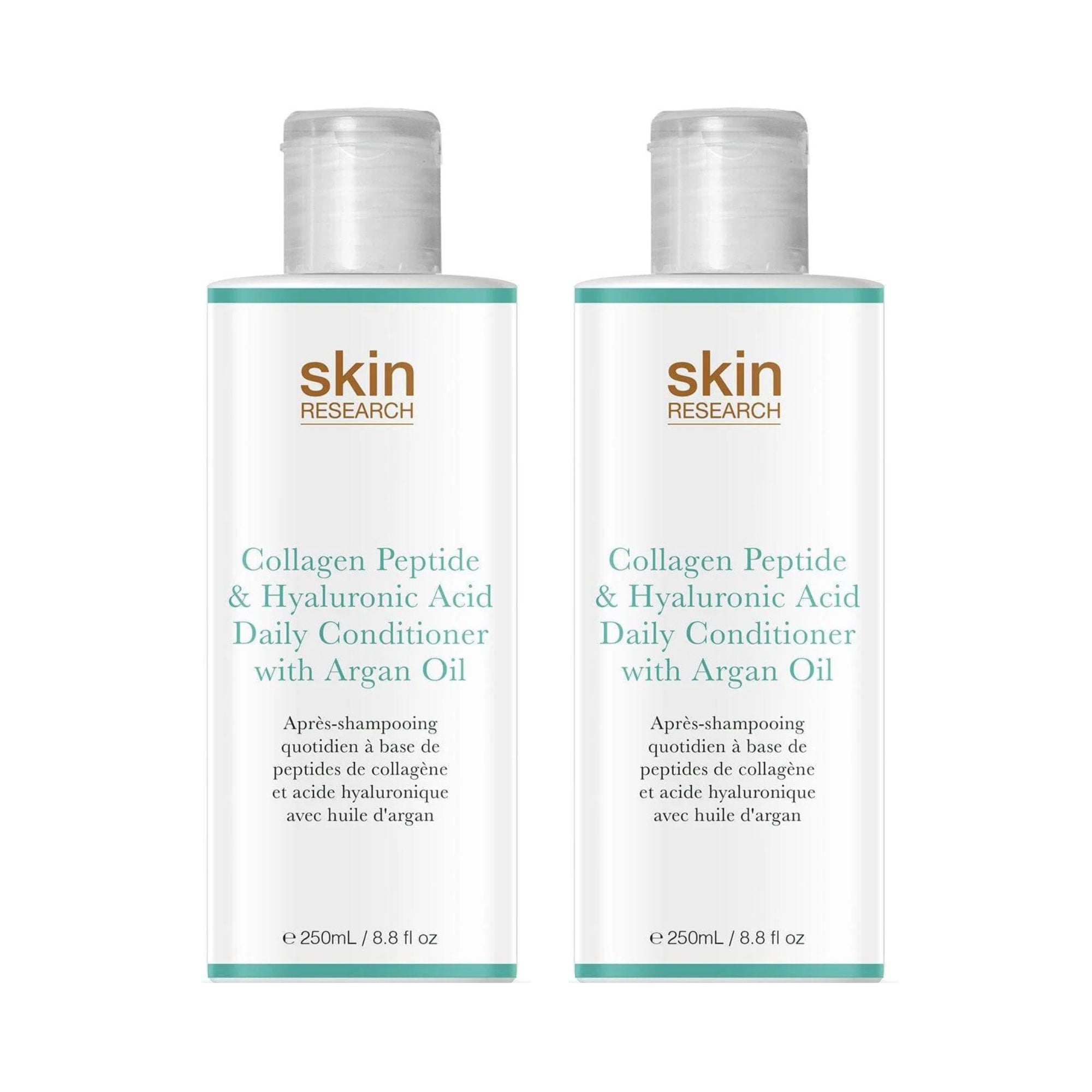 Collagen Peptide & Hyaluronic Acid Daily Conditioner with Argan Oil 250ml Twin Value Savings Pack