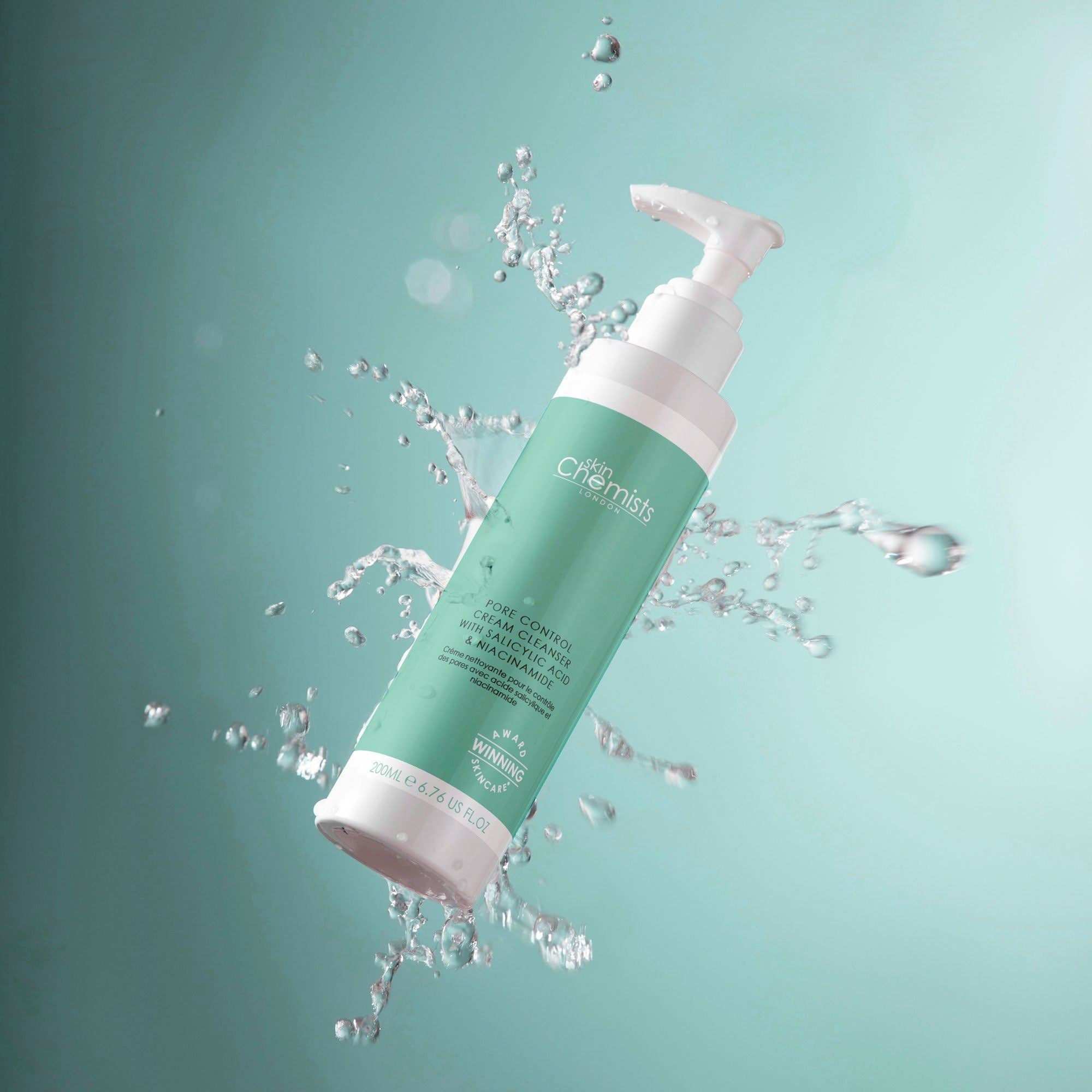 Porenverfeinernde Creme-Reinigungslotion mit Salicylsäure und Niacinamid, 200 ml
