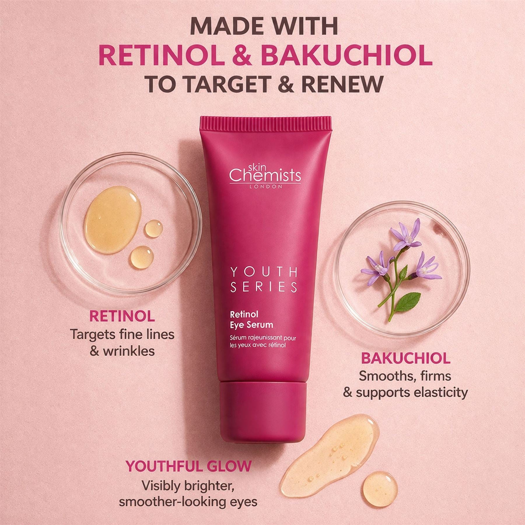 Youth Series Retinol &amp; Bakuchiol Augenserum 15 ml