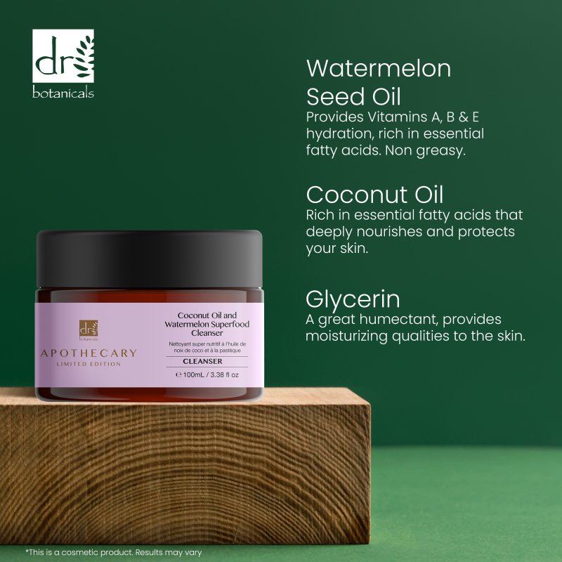 Kokosöl- und Wassermelonen-Superfood-Reinigungsgel 100 ml