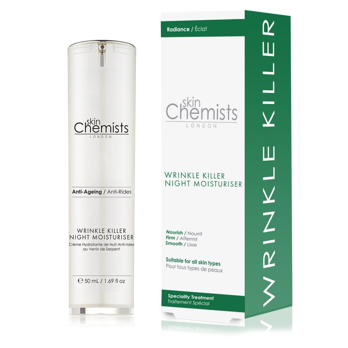 Wrinkle Killer Anti-Ageing Night Moisturiser 50ml