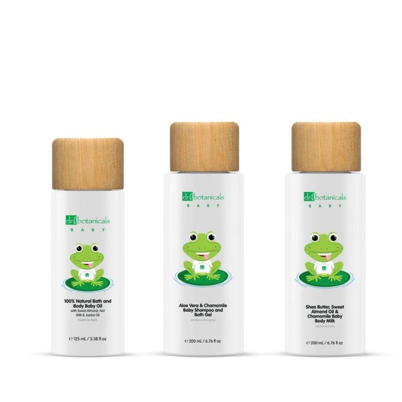 Baby-Kollektion: Shampoo &amp; Duschgel, Körperöl &amp; Milch-Set