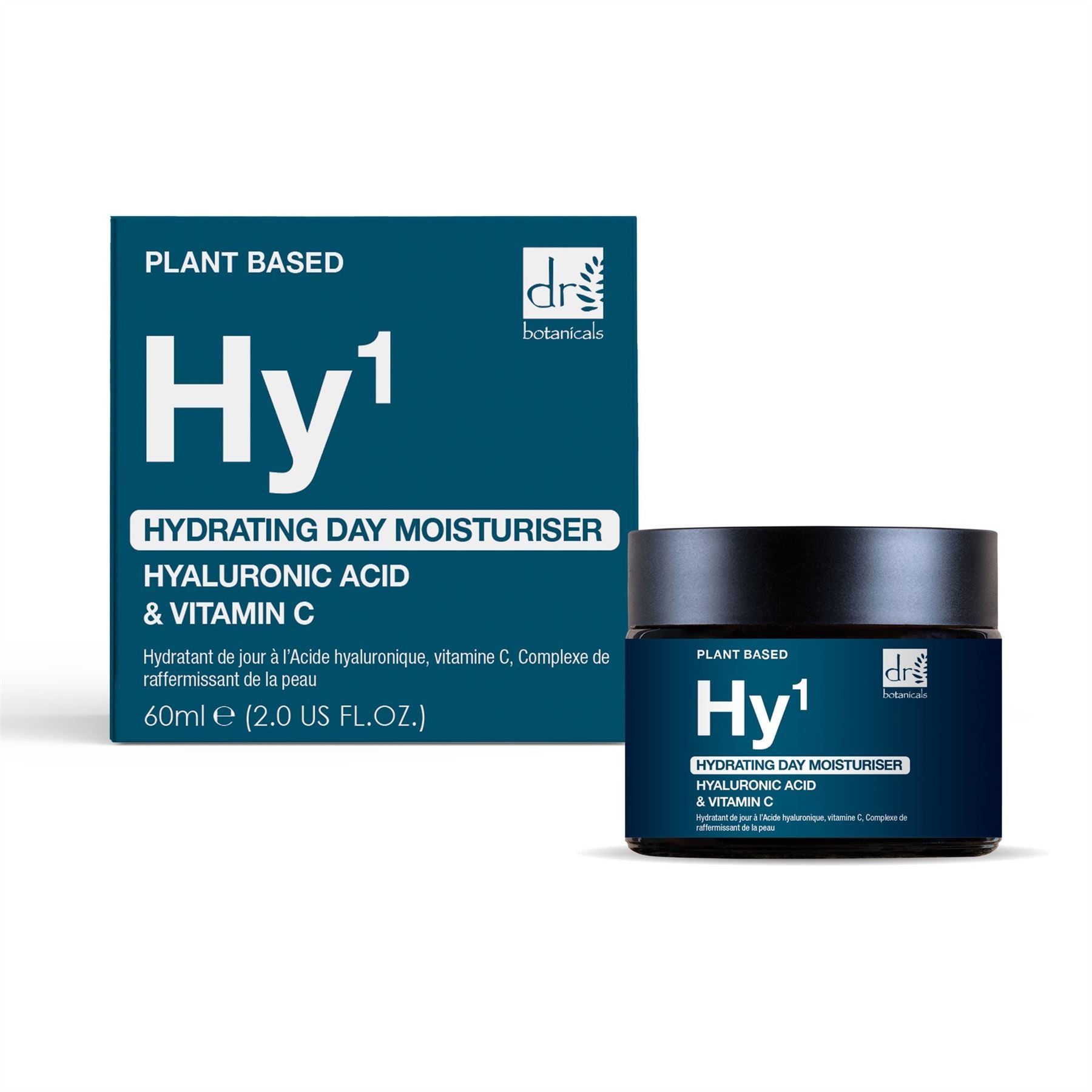 Feuchtigkeitsspendende Tagescreme mit 1 % Hyaluronsäure und 1 % Vitamin C, 60 ml