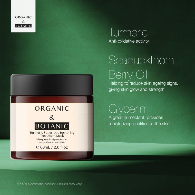 Advanced Turmeric Superfood Restoring Treatment Mask 60ml