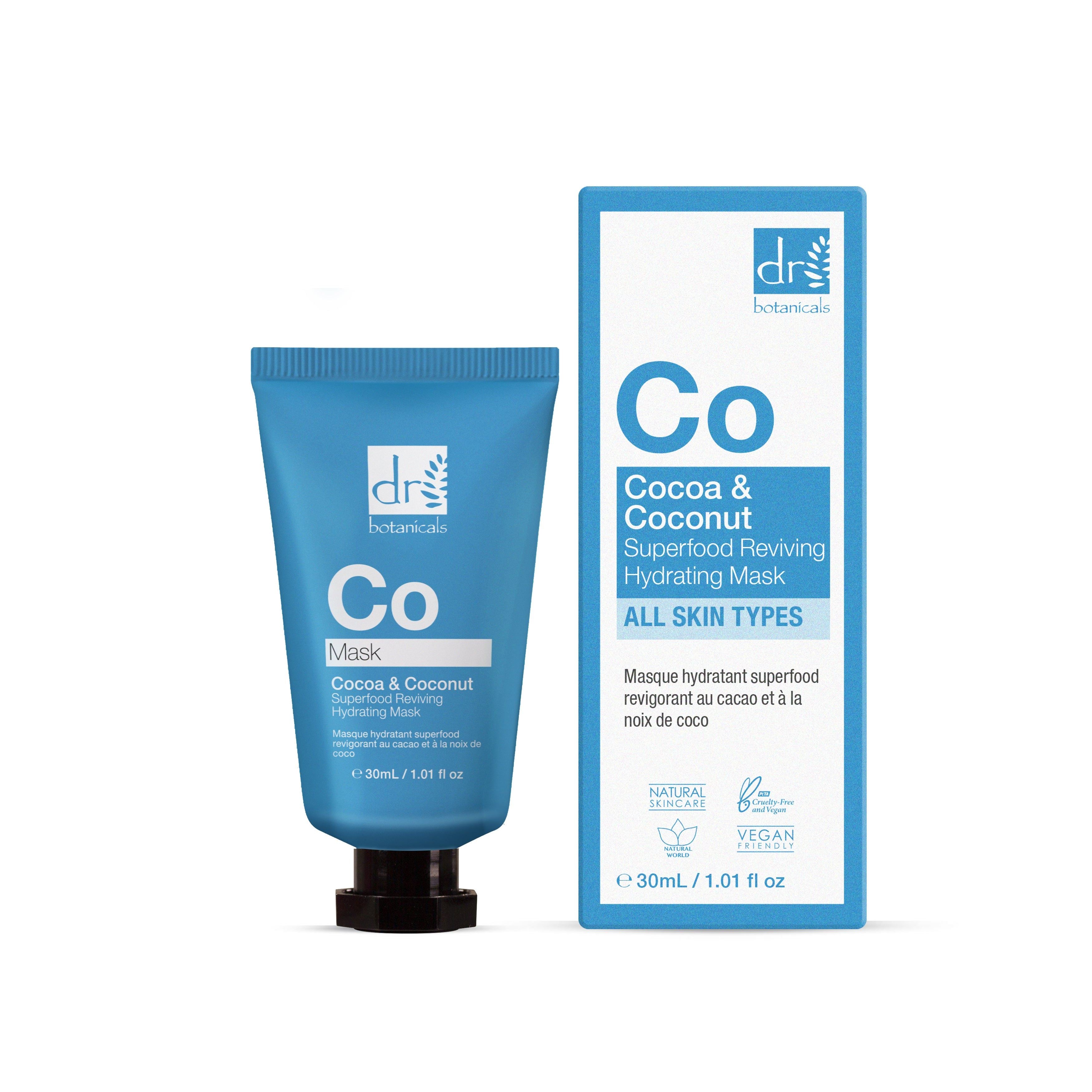 Kakao &amp; Kokosnuss Superfood Revitalisierende Feuchtigkeitsmasken-Duo