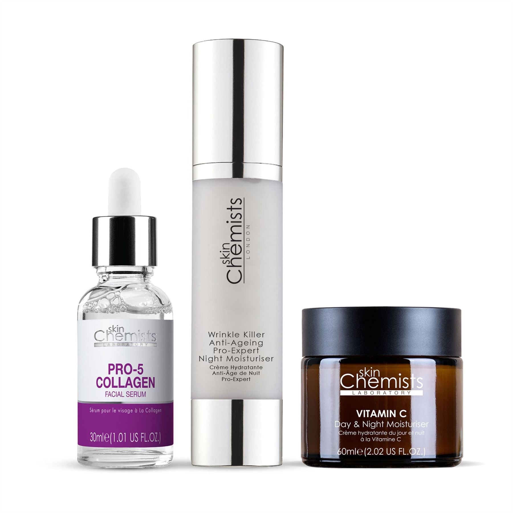 skinChemists Anti-Aging Gesichtspflegeset 