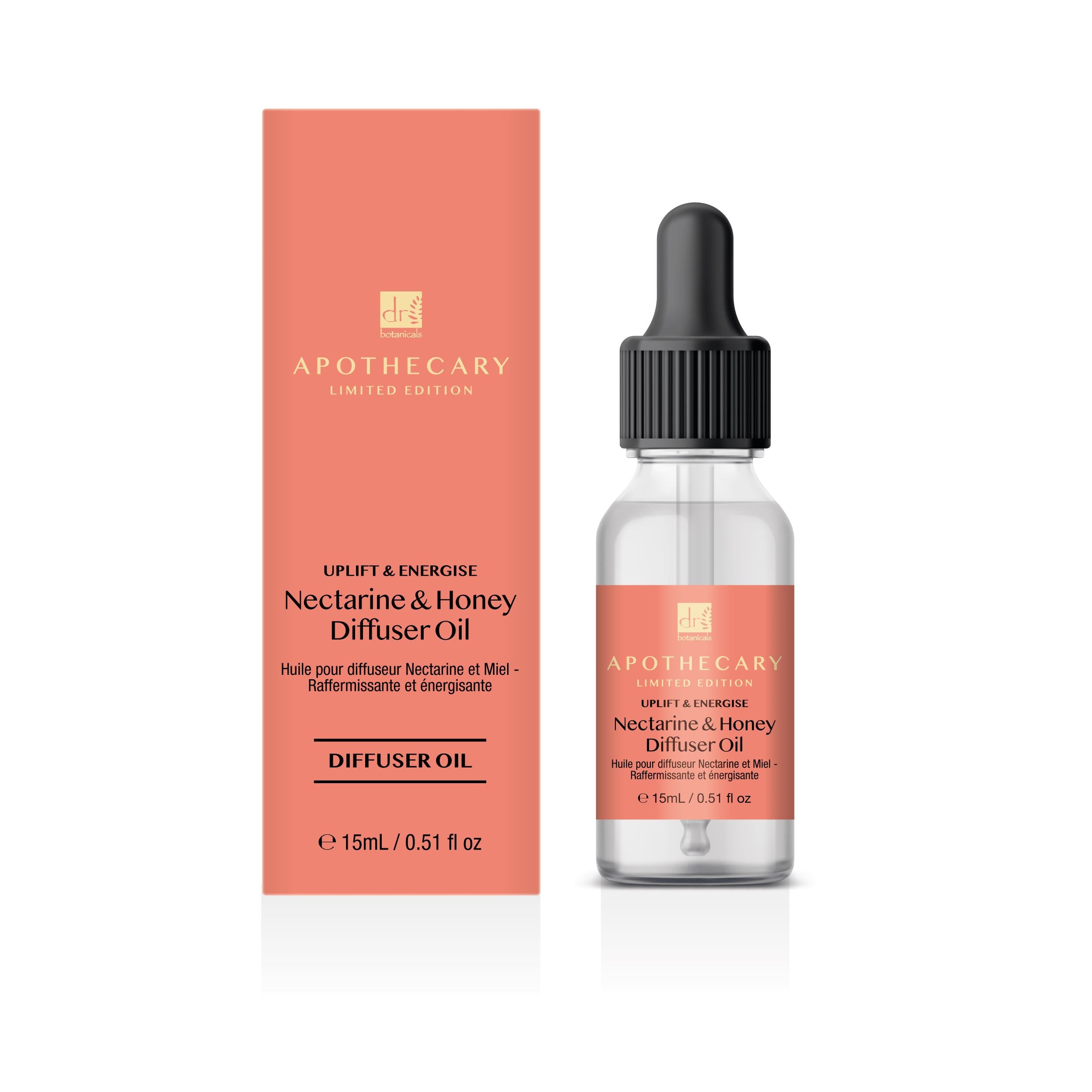 Uplift & Energise Nectarine & Honey Diffuser Oil 15ml Twin Value Savings Pack