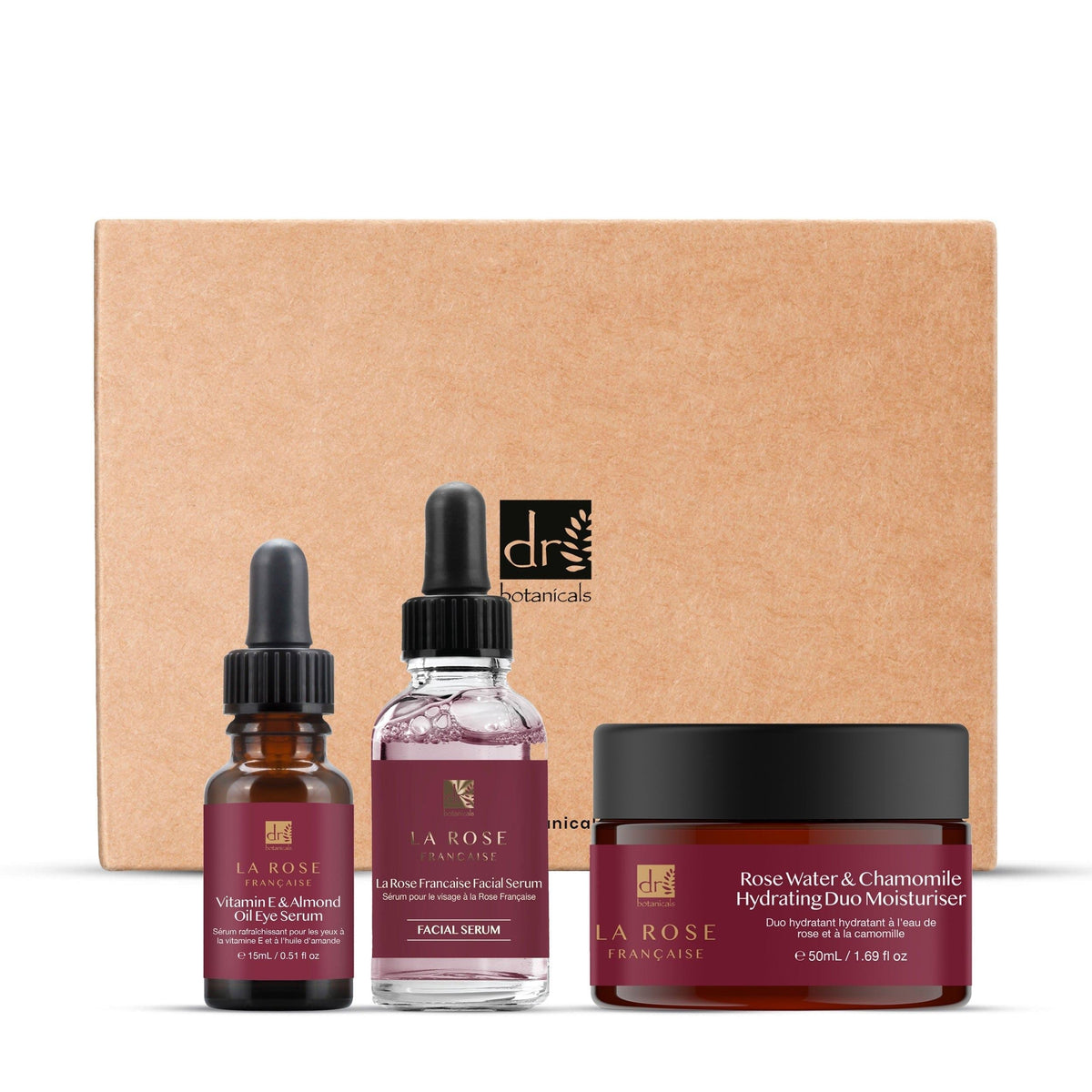 DB La Rose Française - Facial Serum, Duo Moisturiser and Eye Serum - skinChemists