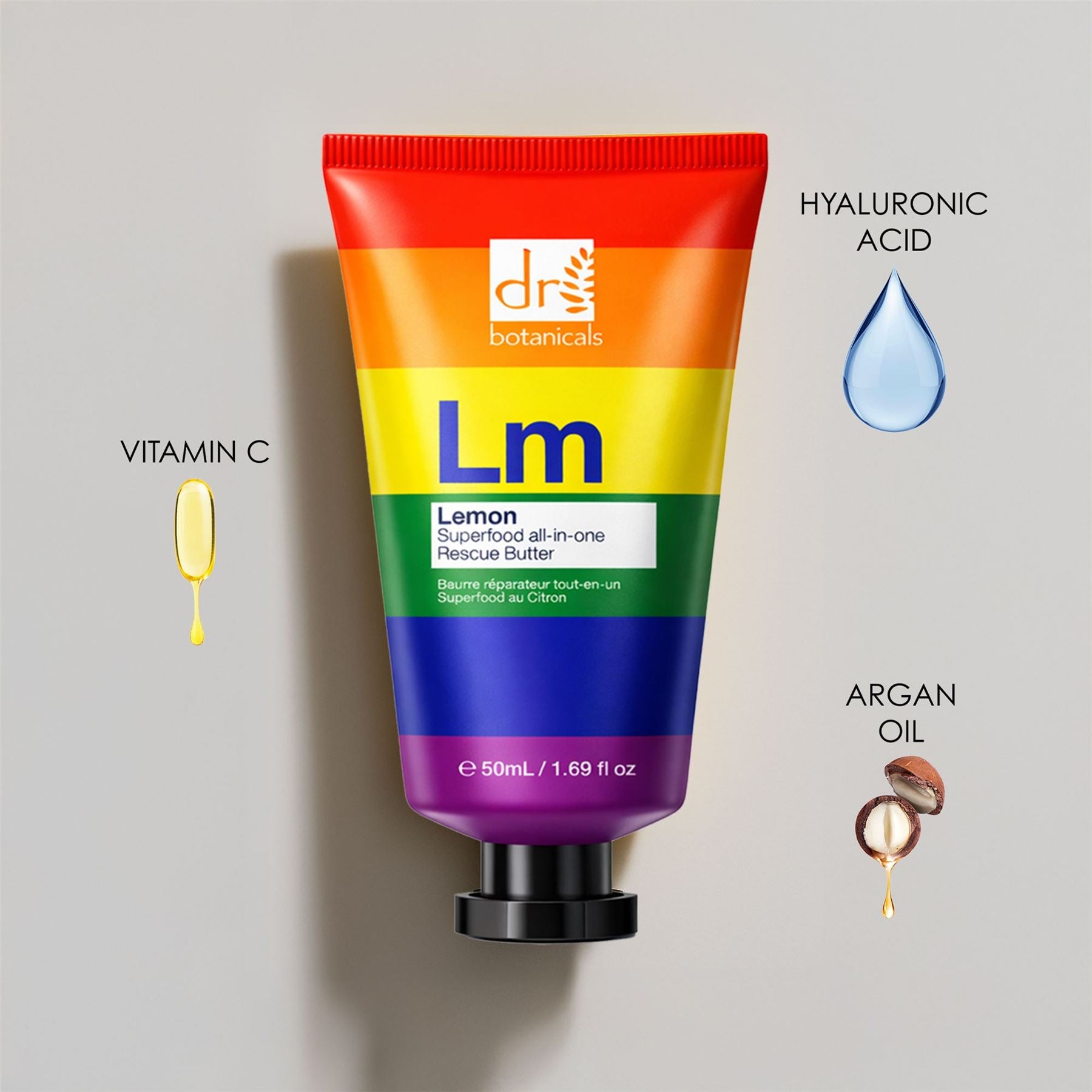 Pride Edition Zitronen-Superfood-All-in-One-Rettungsbutter 50 ml