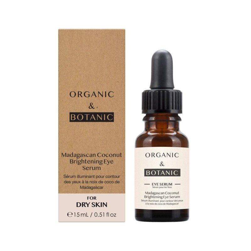 Madagascan Coconut Eye Serum - 15ml - Hydrating & Depuffing with Aloe Vera & Vitamin E for Refreshed, Youthful Eyes - skinChemists