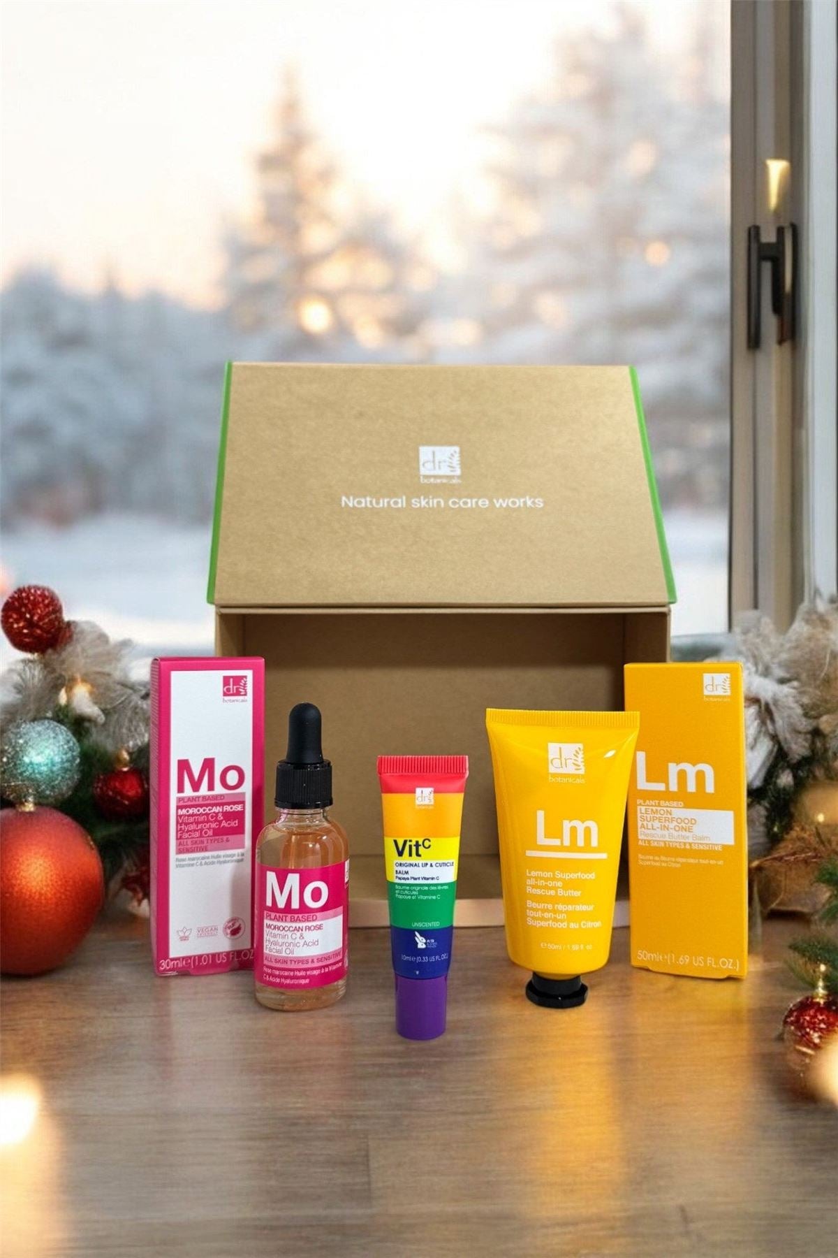 Veganes Bestseller-Hautpflege-Deluxe-Geschenkset für Damen