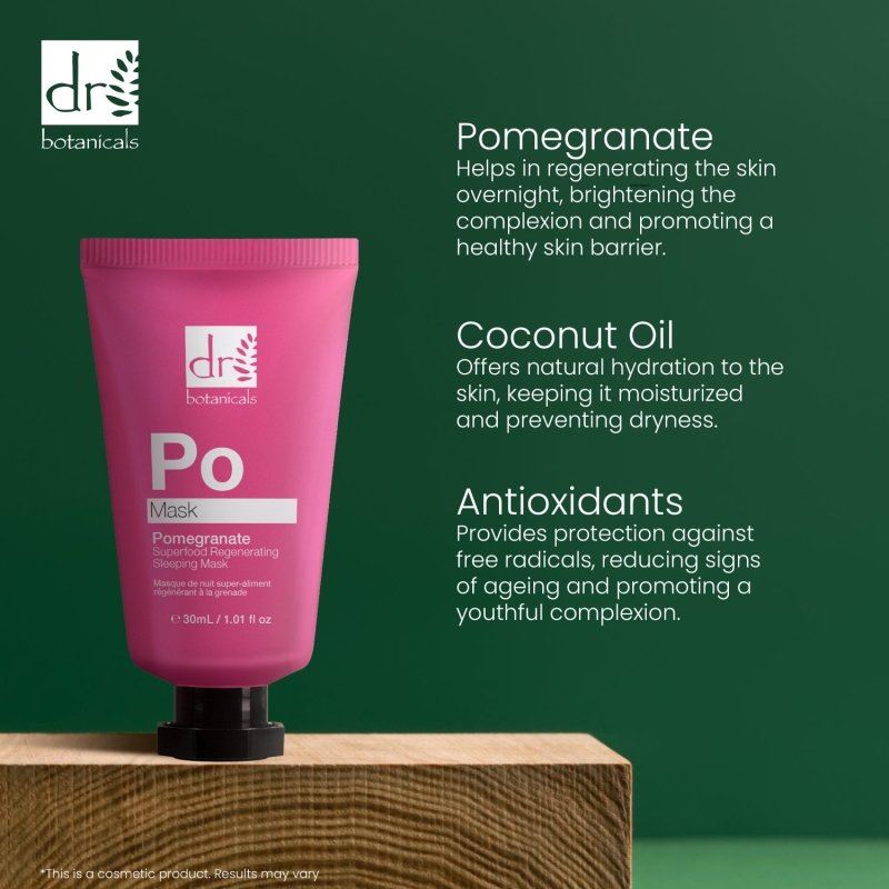 Anti-Aging Granatapfel Superfood Regenerierende Schlafmaske 30 ml