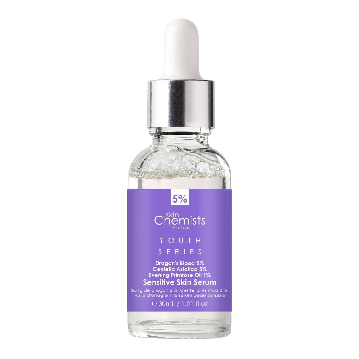 Youth Series Sensitive Skin Serum Dragon's Blood 5%, Centella Asiatica 3%, Evening Primrose Oil 1% 30ml