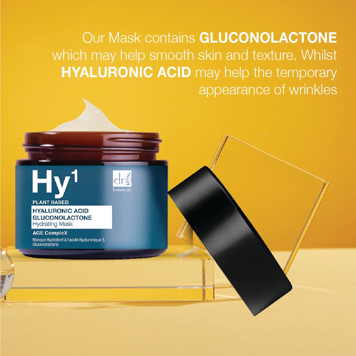 Hyaluronsäure 1 % &amp; Gluconolacton Maske 60 ml