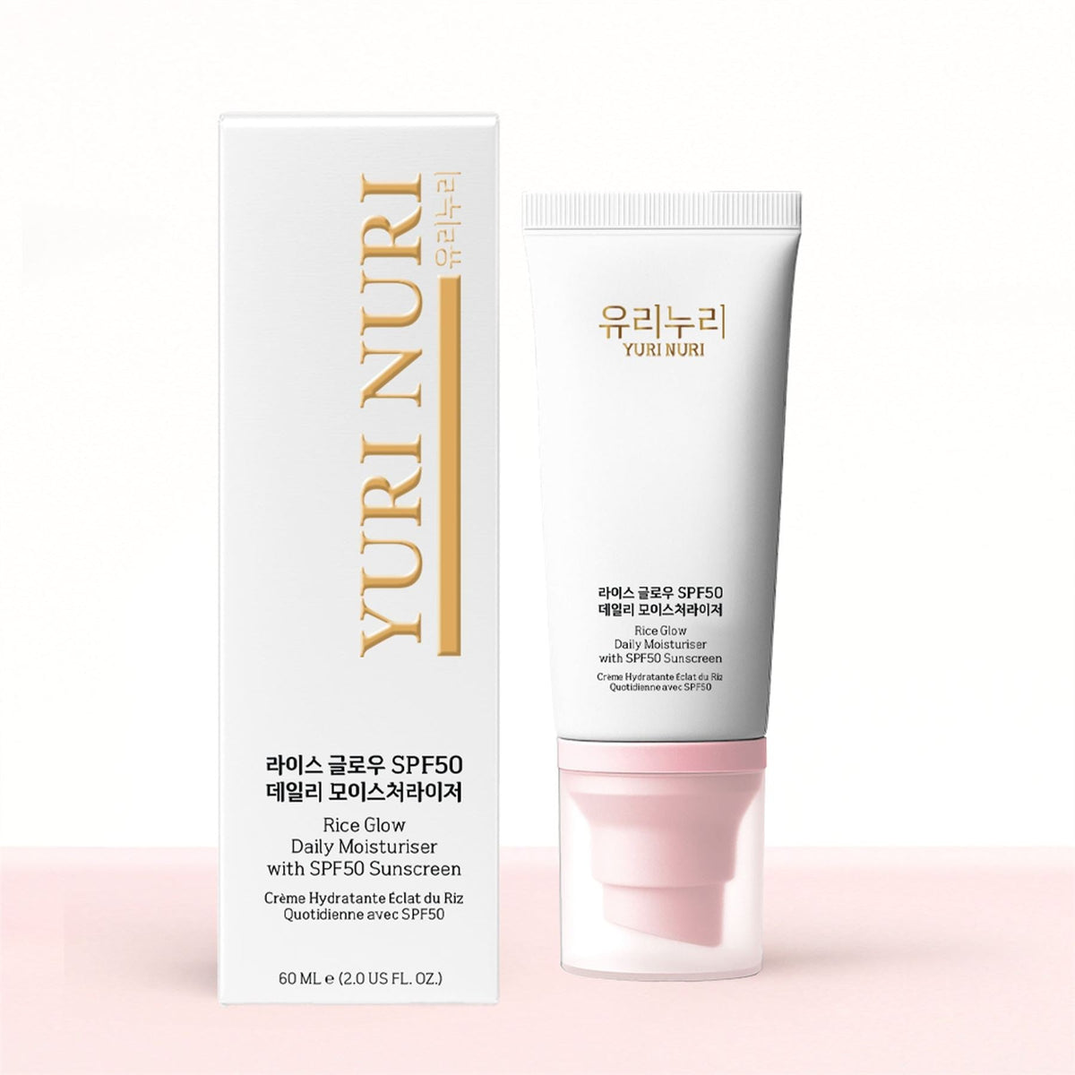 Yuri Nuri 유리누리 Soin éclat anti-âge au riz SPF 50 60ml