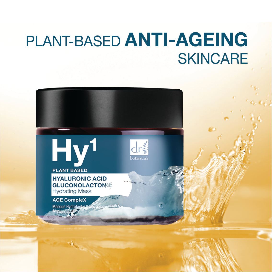 Hyaluronsäure 1 % &amp; Gluconolacton Maske 60 ml