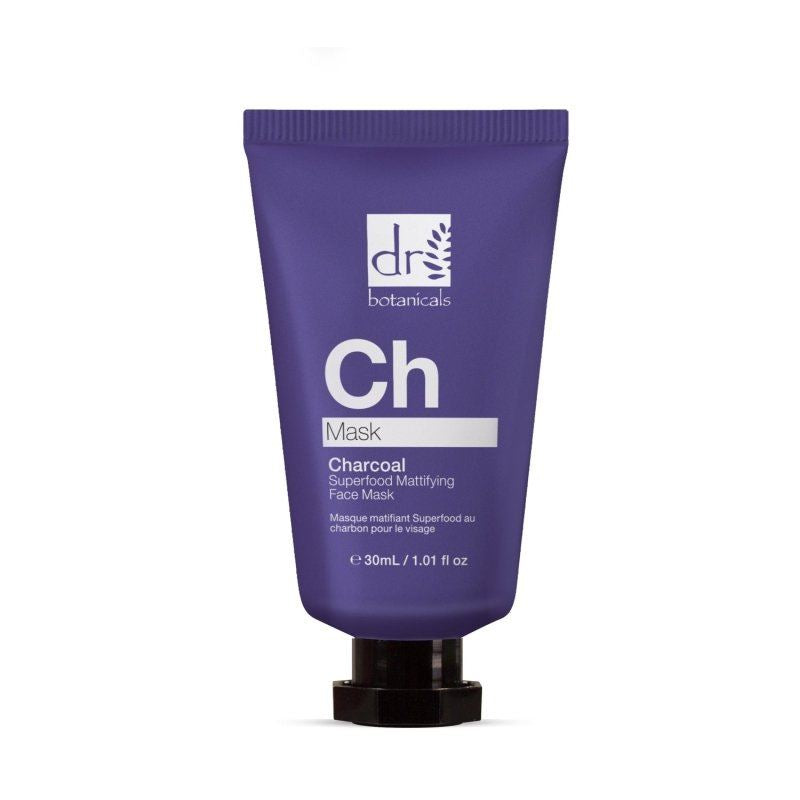 Masque matifiant visage au charbon actif et superalimentaire 30 ml