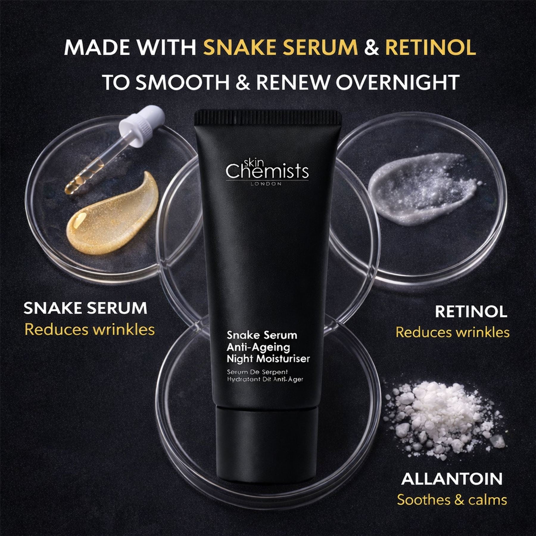 skinChemists Schlangengift Anti-Aging Nachtcreme 50ml