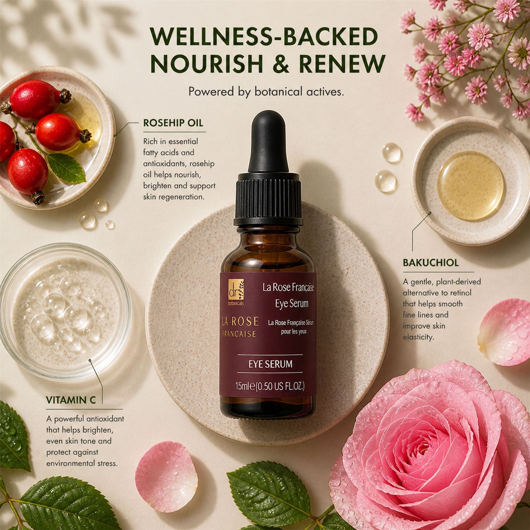 La Rose Française Augenserum 15 ml