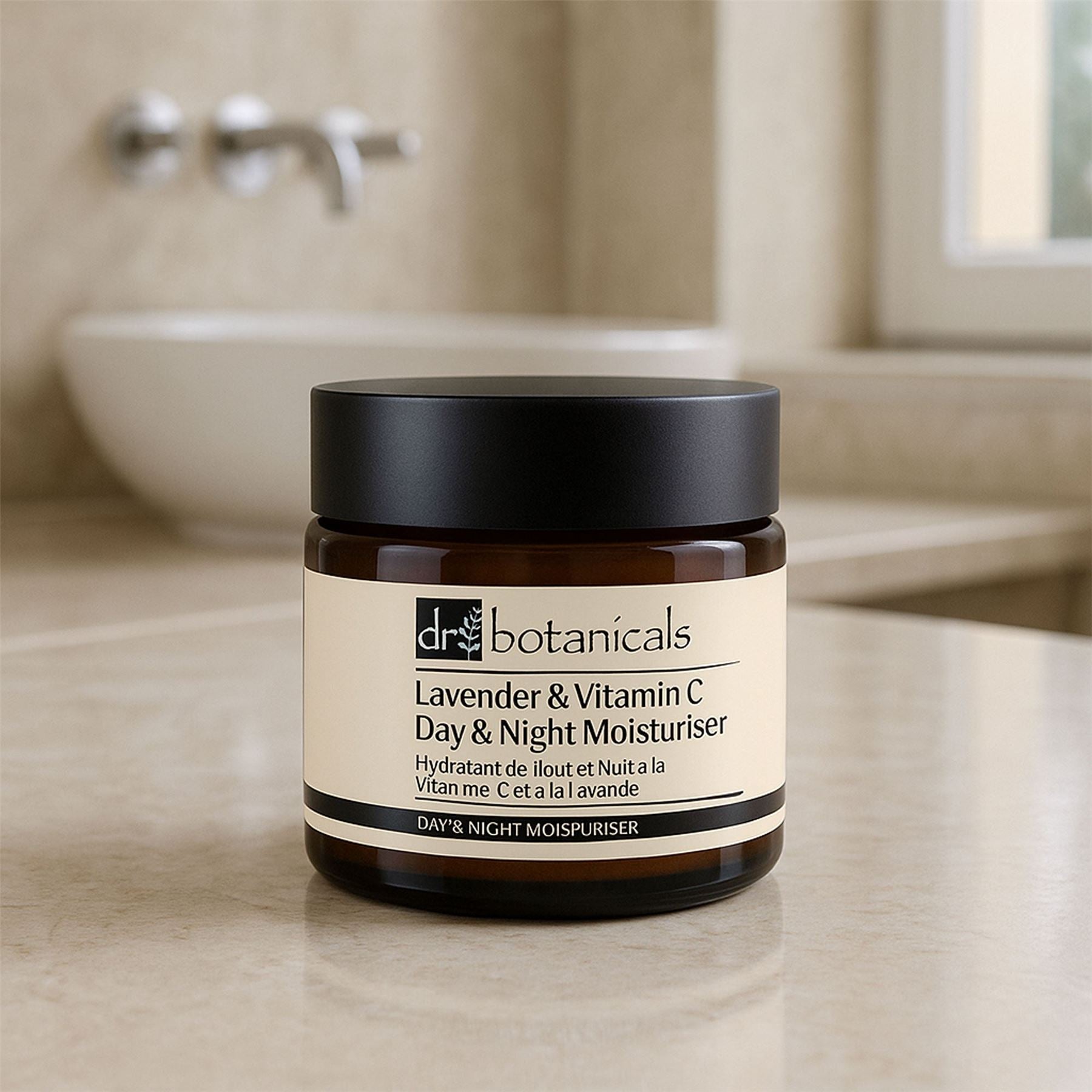 Crème hydratante jour et nuit à la lavande et à la vitamine C 50 ml