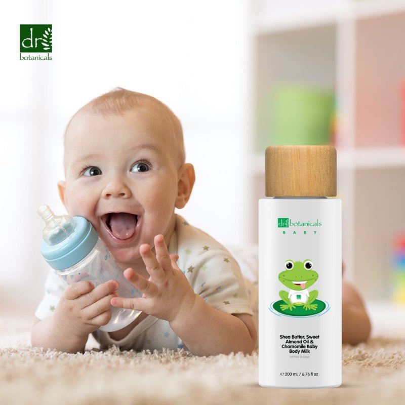 Kit de crème pour le change et de lait corporel à l'huile d'amande douce pour bébé