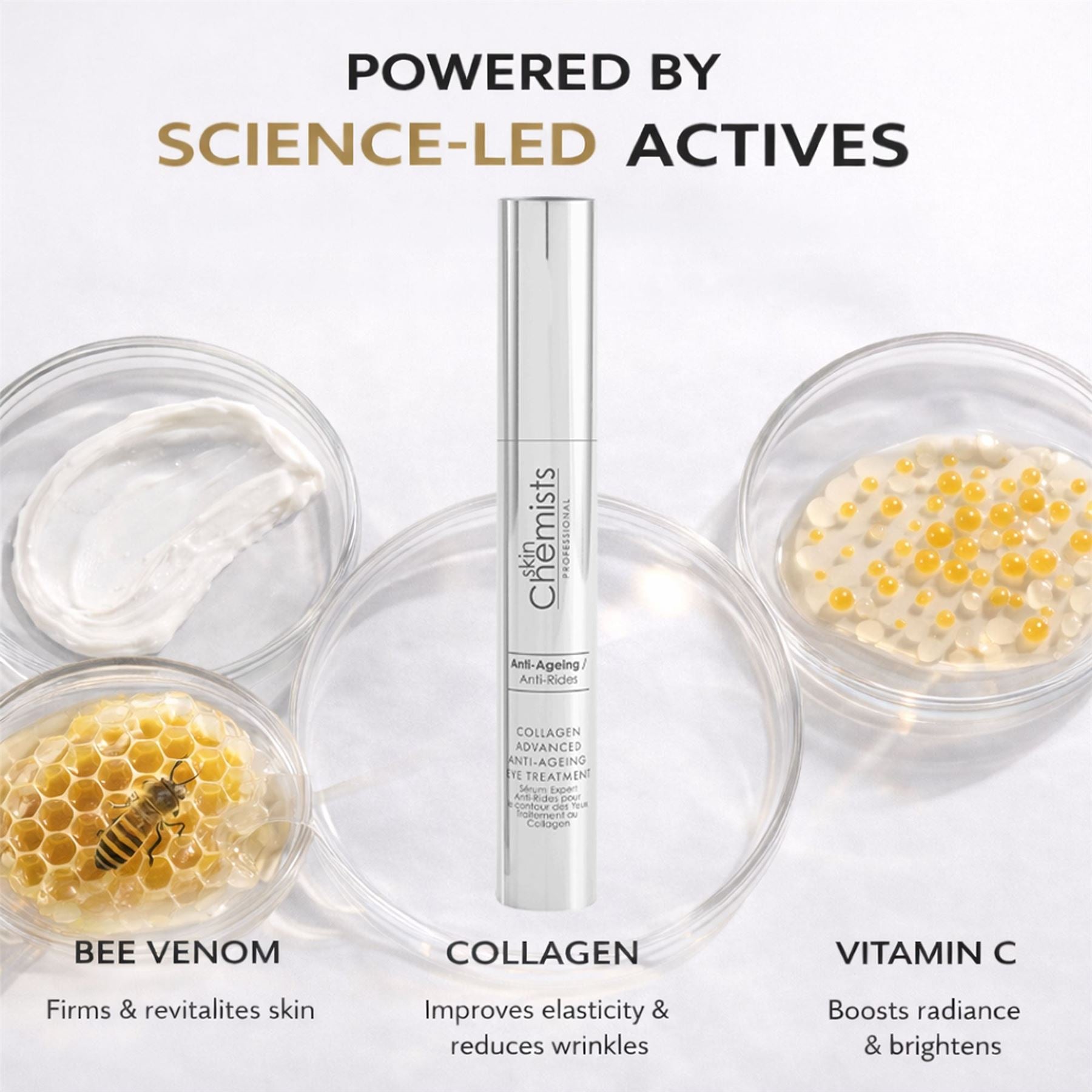 Soin contour des yeux anti-âge avancé au collagène 15 ml