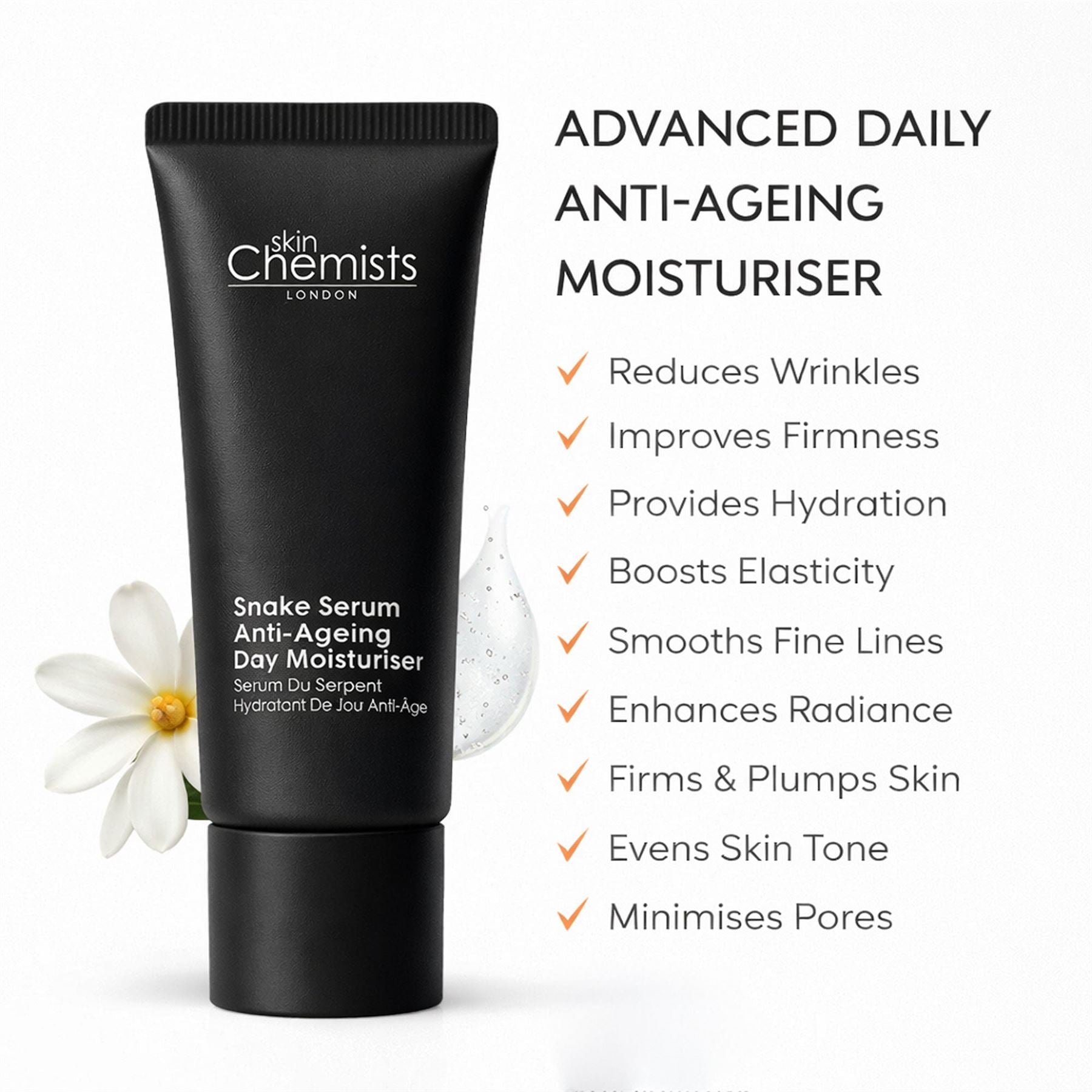 skinChemists Snake Serum Anti-Age Tagescreme 50ml
