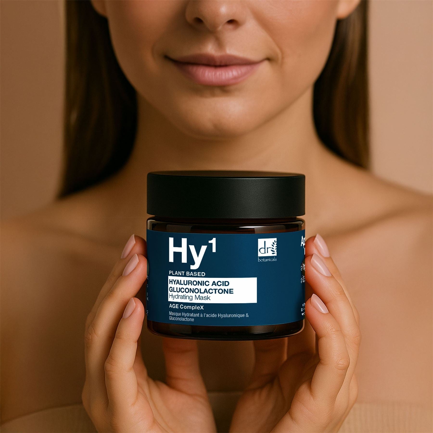 Hochwertige Hyaluronsäure 1 % &amp; Gluconolacton Maske 60 ml