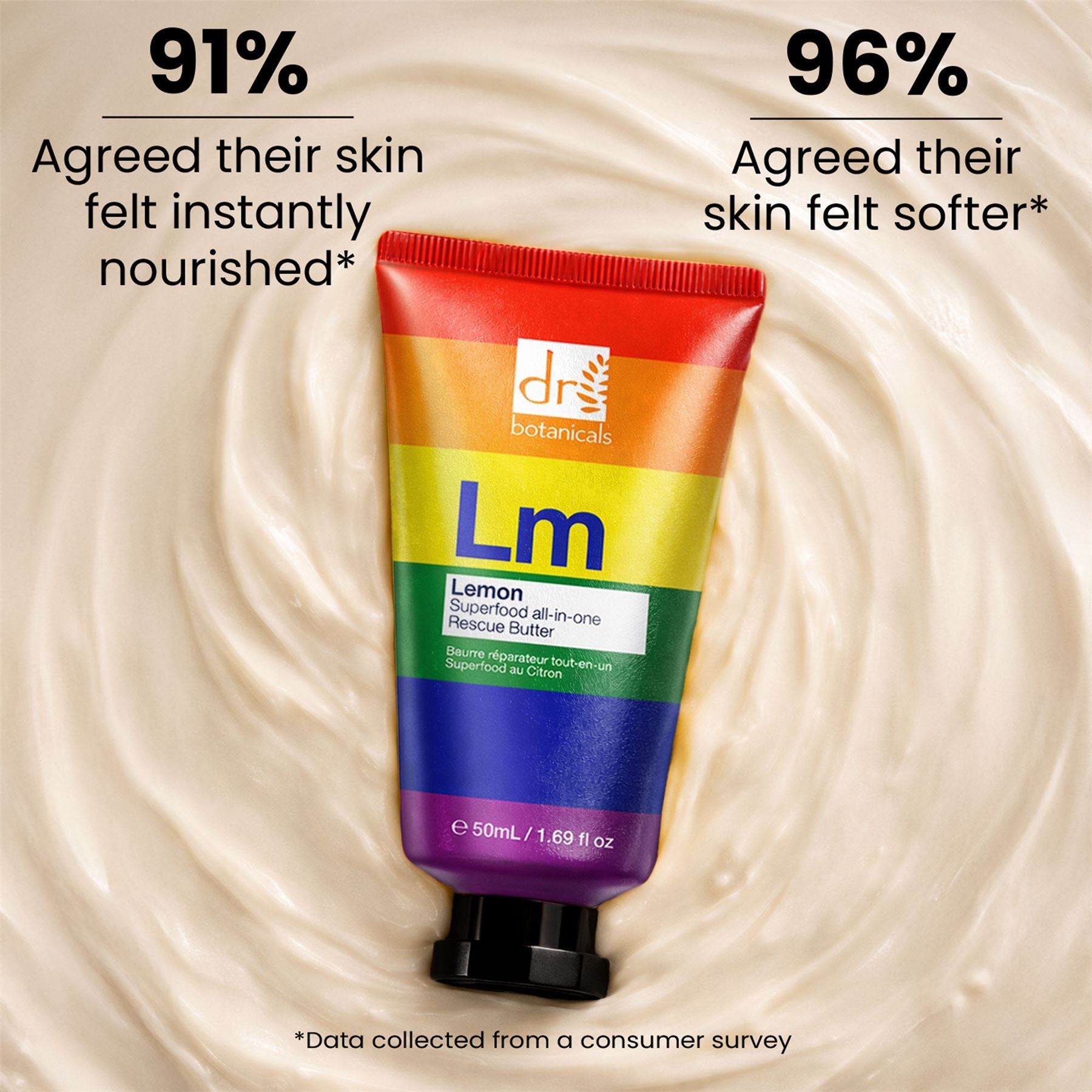Pride Edition Zitronen-Superfood-All-in-One-Rettungsbutter 50 ml
