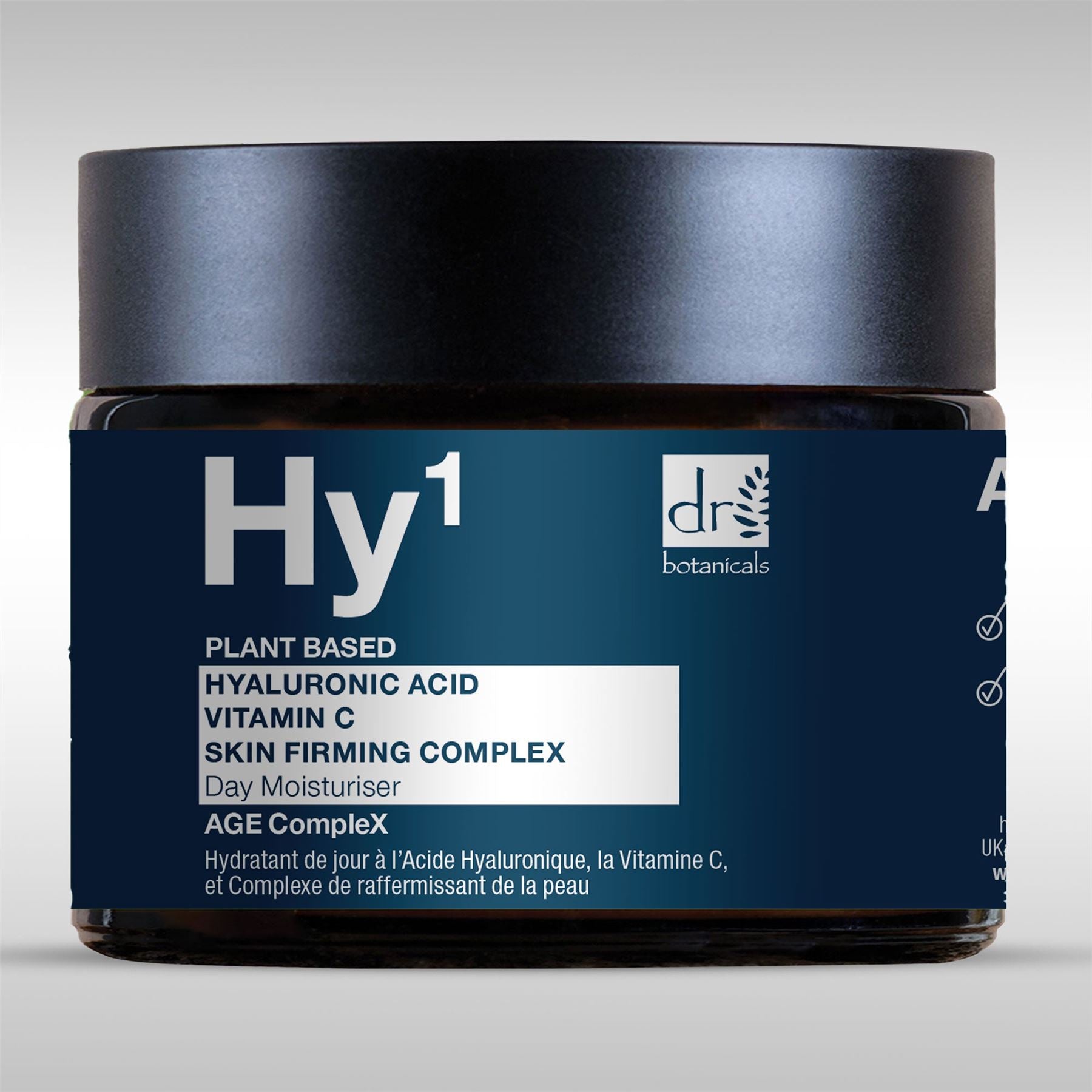 Tagescreme mit 1 % Hyaluronsäure, 1 % Vitamin C und 1 % Hautstraffender Komplex, 60 ml