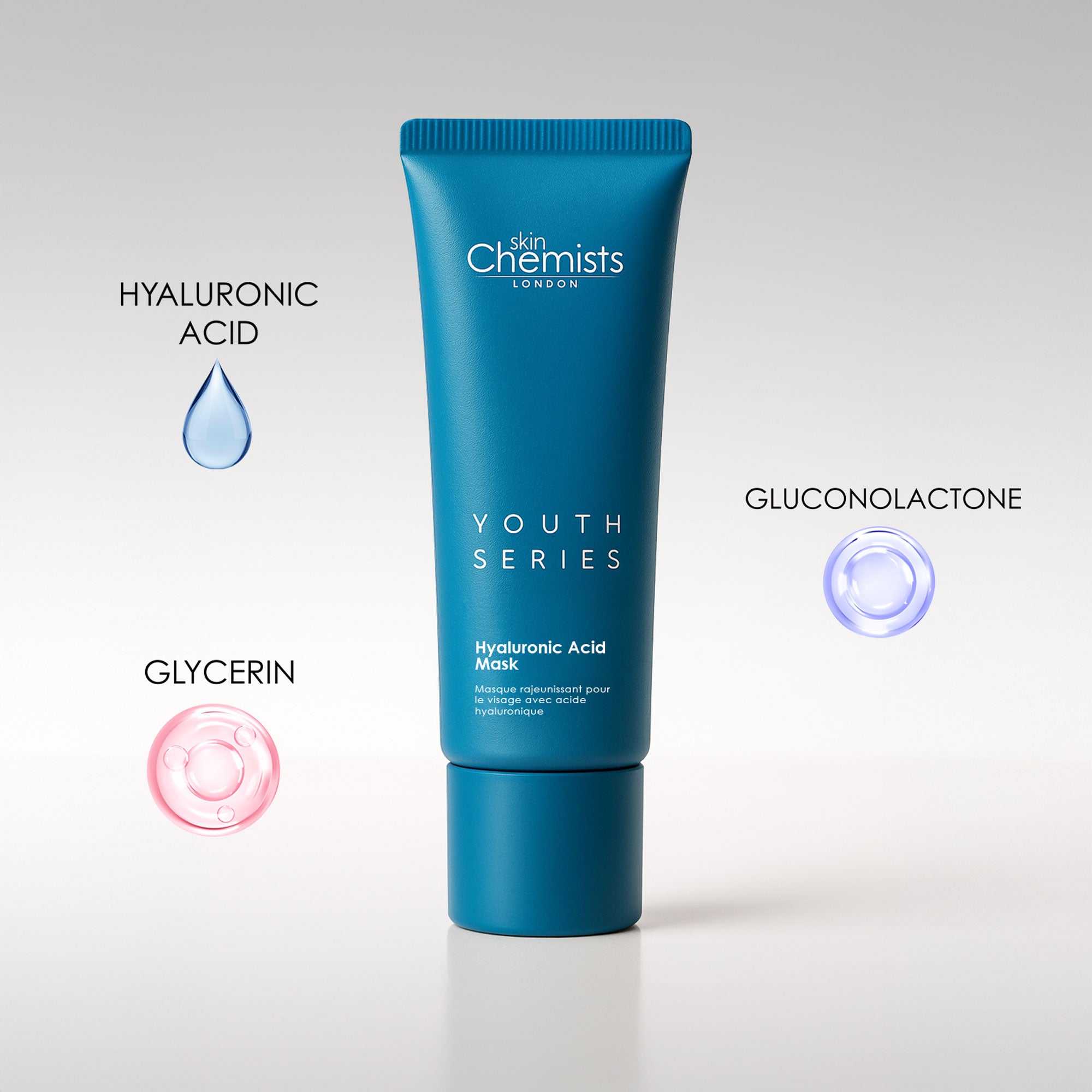 skinChemists 1% Hyaluronsäure-Maske 50ml