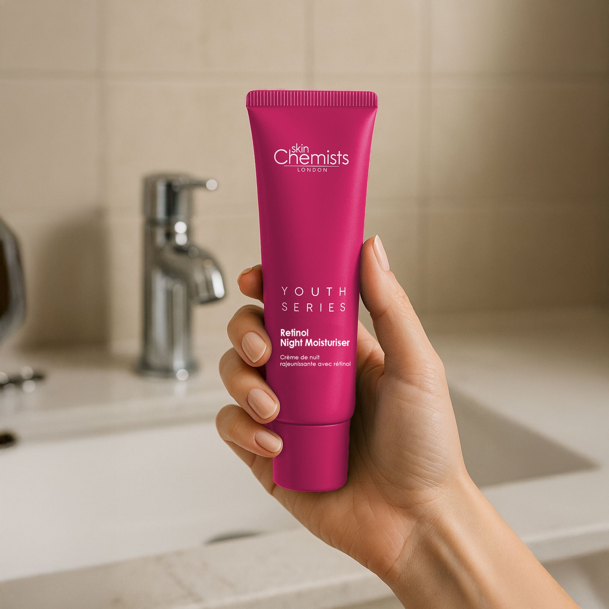 skinChemists Retinol Bakuchiol Nachtcreme Anti-Aging 50ml