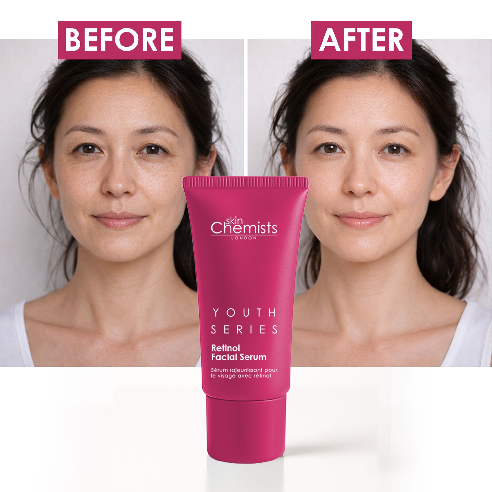 skinChemists Retinol und Bakuchiol Dual Anti-Aging Gesichtsserum 30 ml