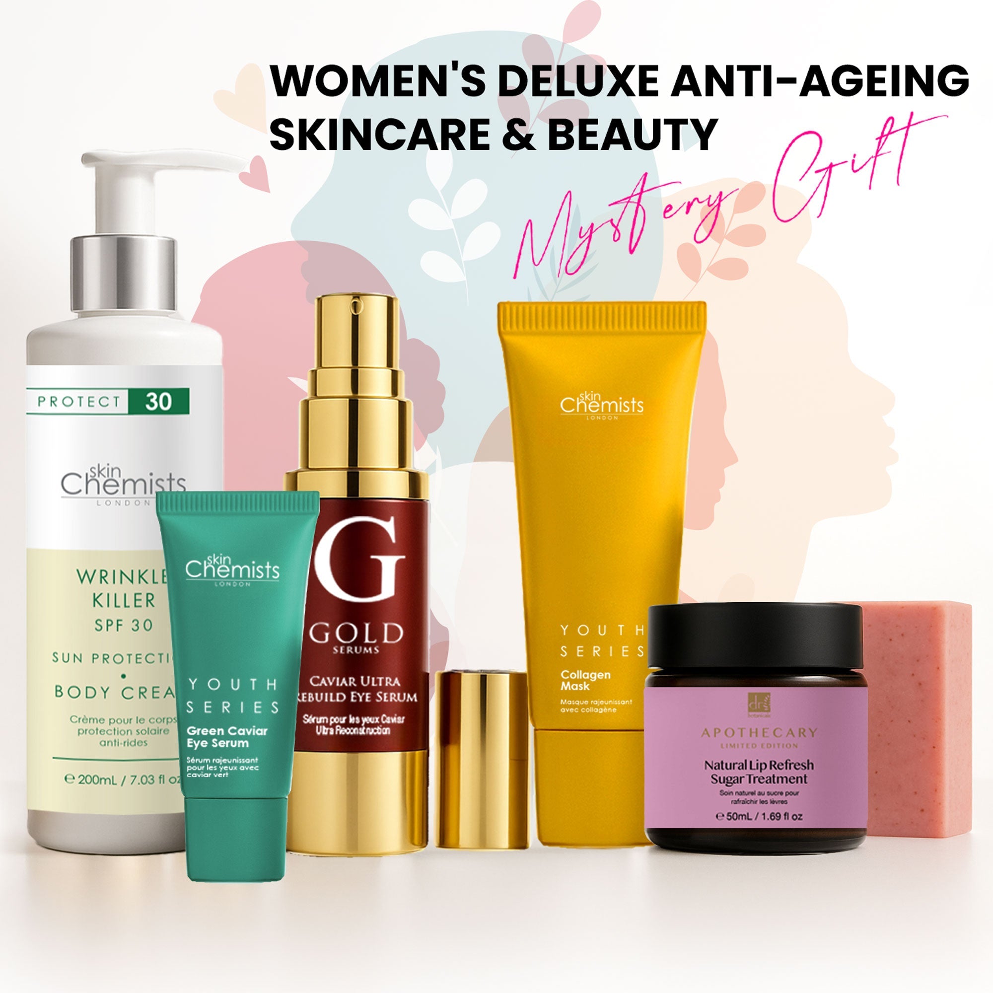 Deluxe-Anti-Aging-Hautpflege- und Beauty-Überraschungsbox für Damen