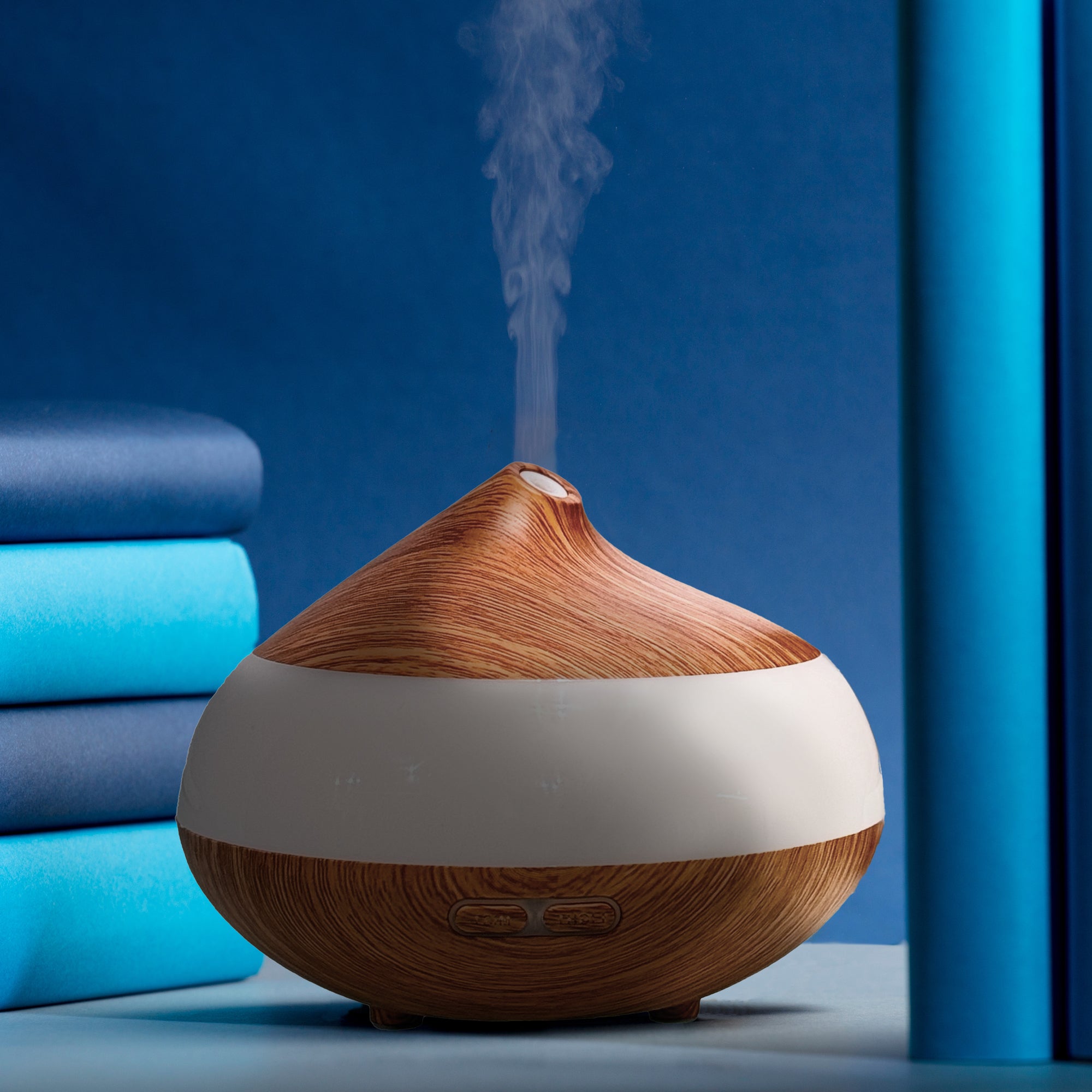 Bio-Balancing Aroma-Diffusor aus Holz mit digitaler Abdeckung