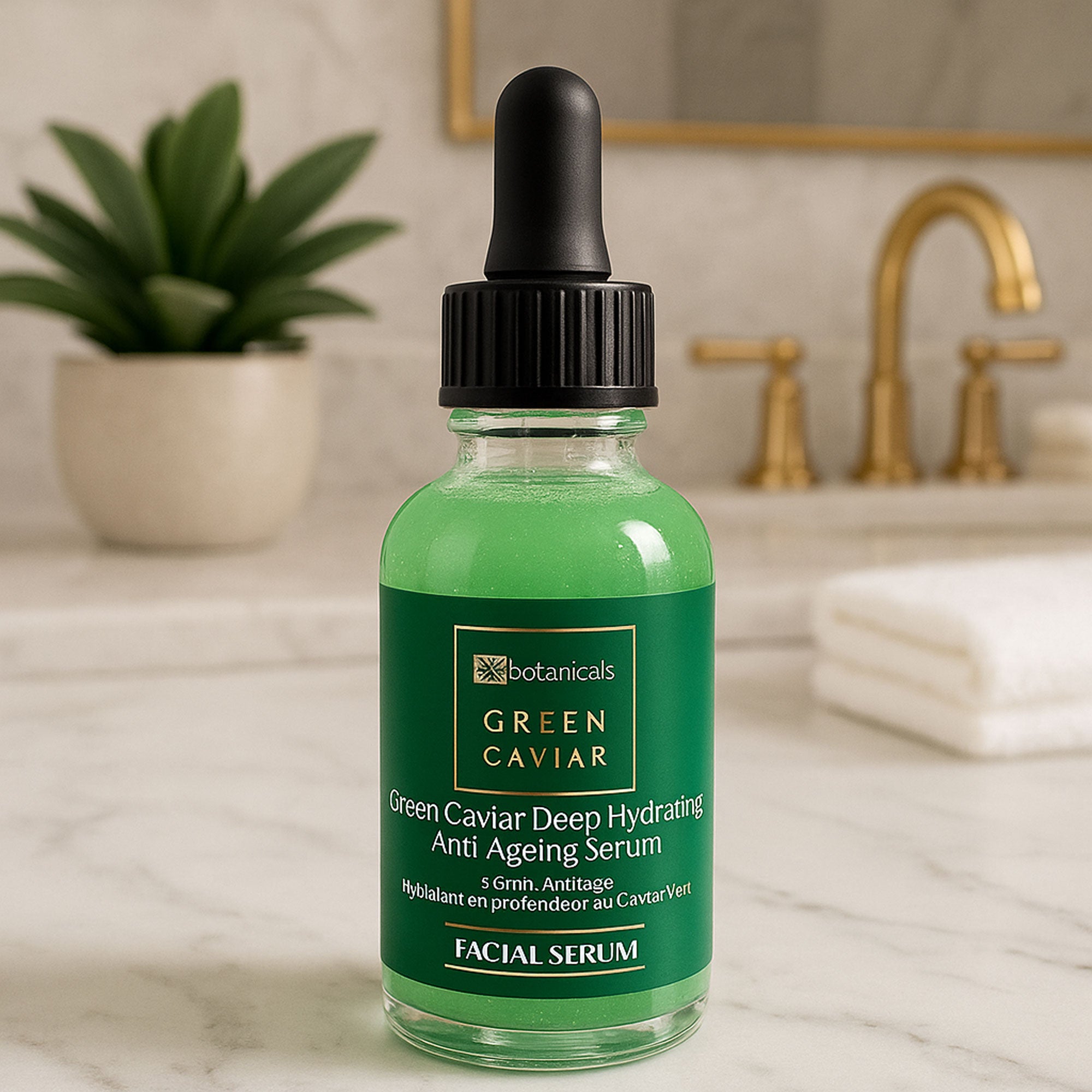 Sérum anti-âge hydratant intense au caviar vert 30 ml