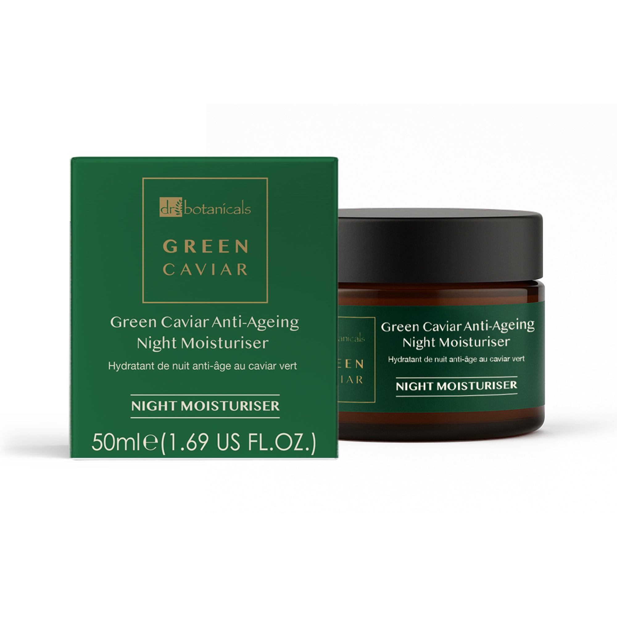 Grüne Kaviar- und Arganöl-Antioxidantien-Anti-Aging-Nachtcreme 50 ml