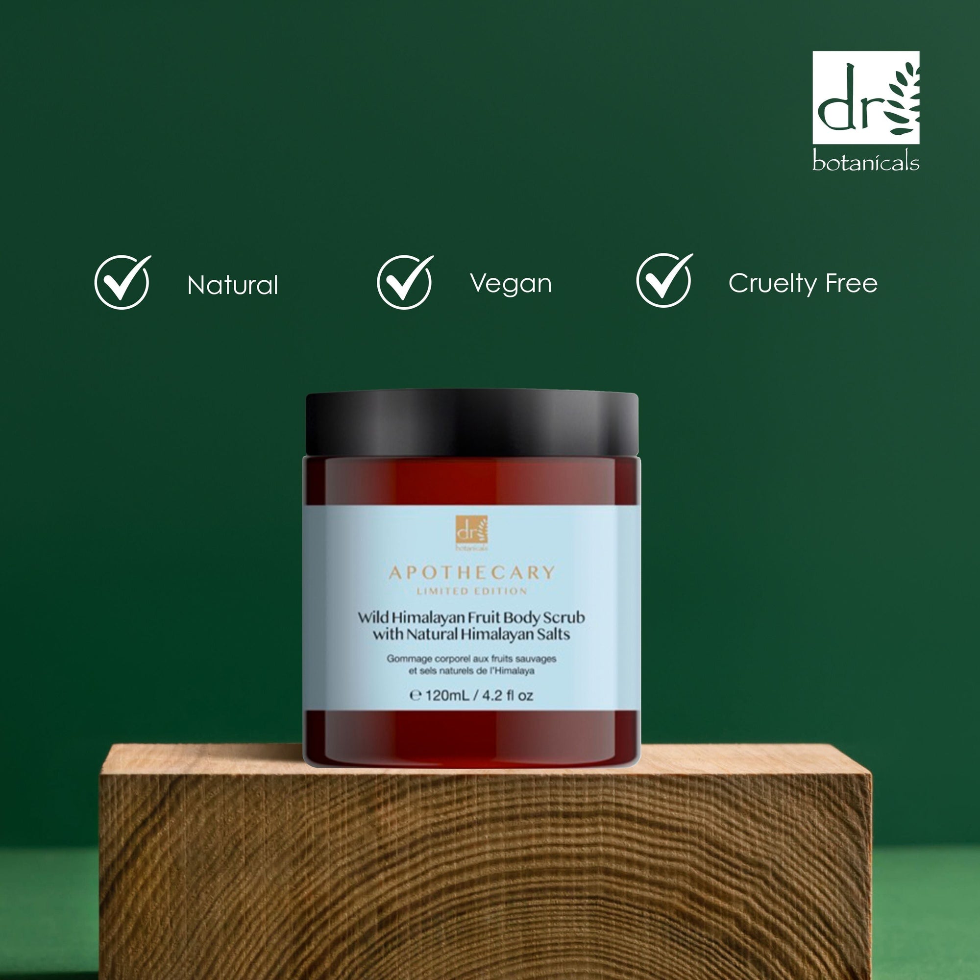 Körperpeeling mit wilden Himalaya-Früchten und natürlichen Himalaya-Salzen, 120 ml