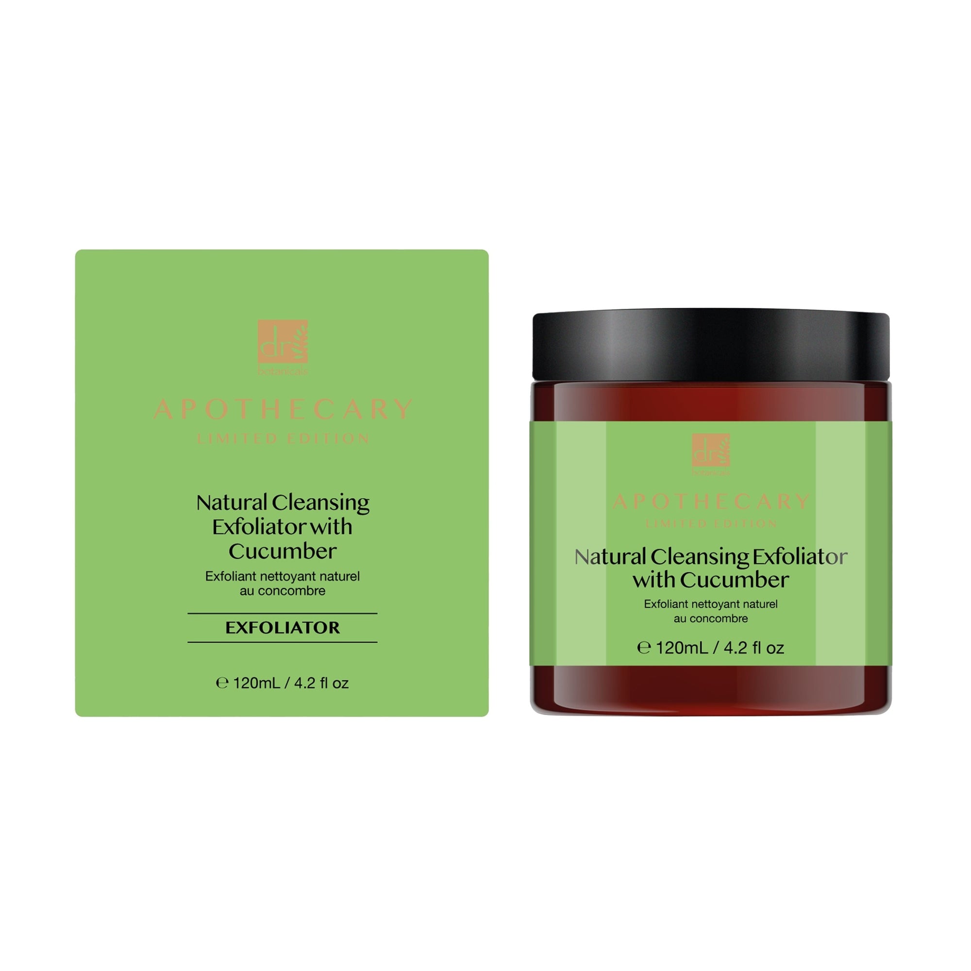 Natürliches Reinigungspeeling mit Gurke, 120 ml