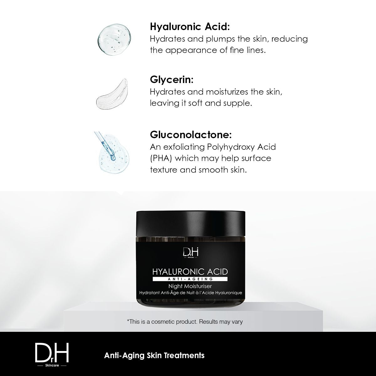 Hyaluronsäure Anti-Aging Nachtcreme 60 ml