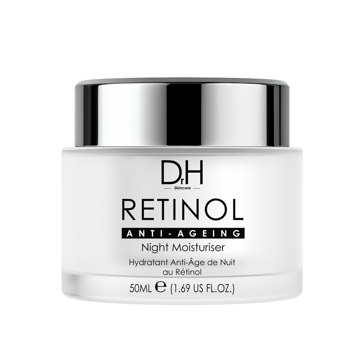 Crema idratante antietà da notte al retinolo, 50ml