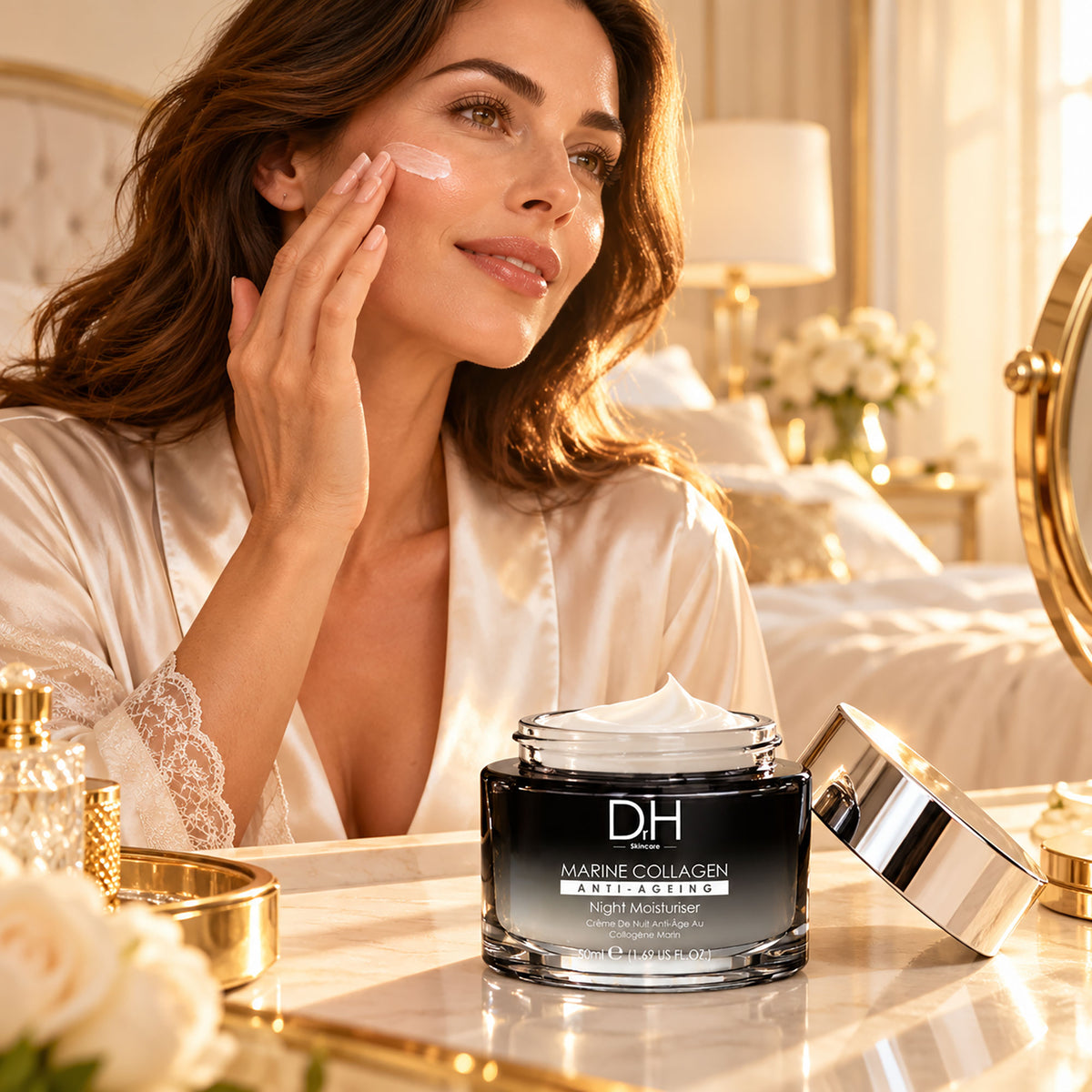 Crème hydratante de nuit au collagène marin 50ml