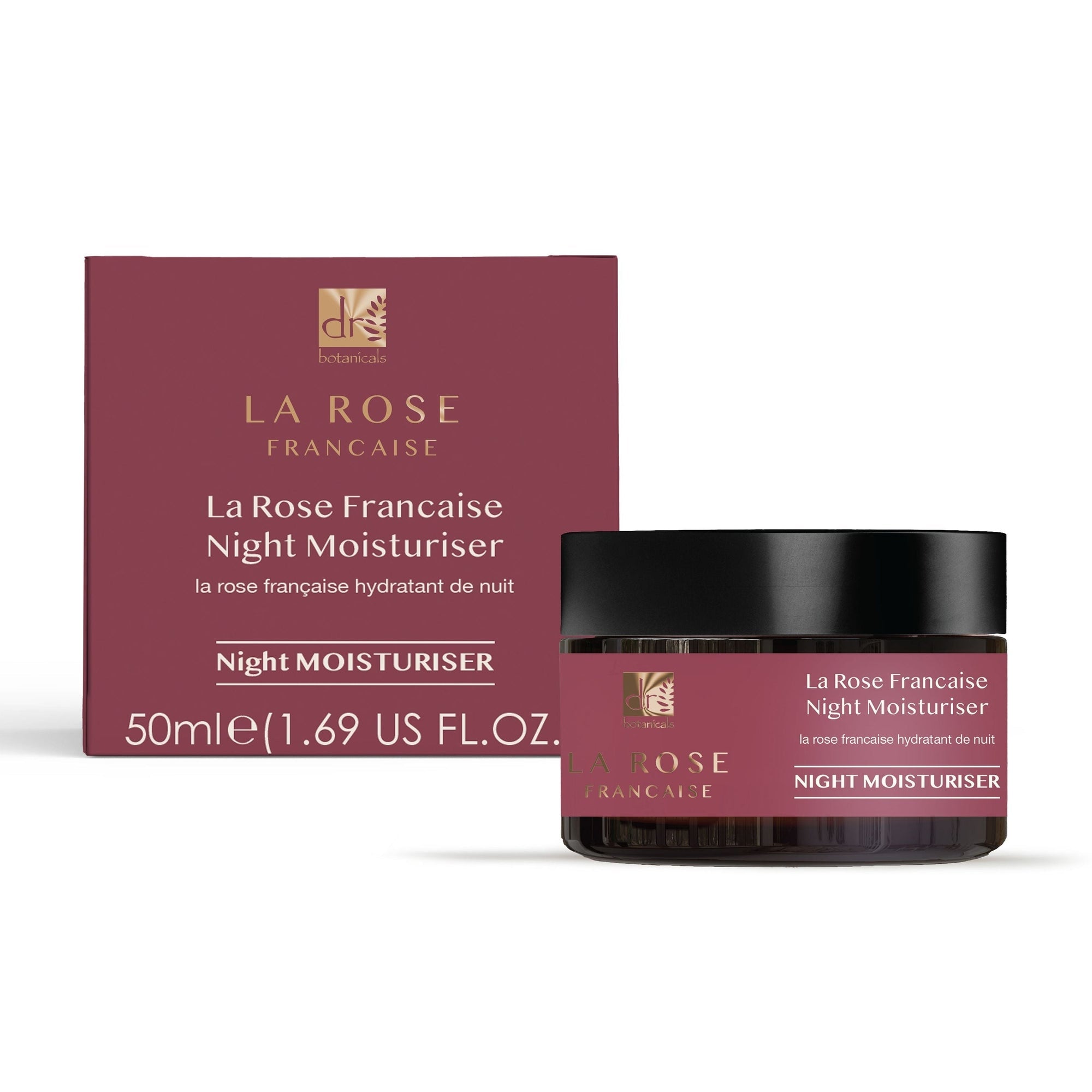 Anti-Aging La Rose Française Nachtcreme, Gesichtsserum, Augenserum