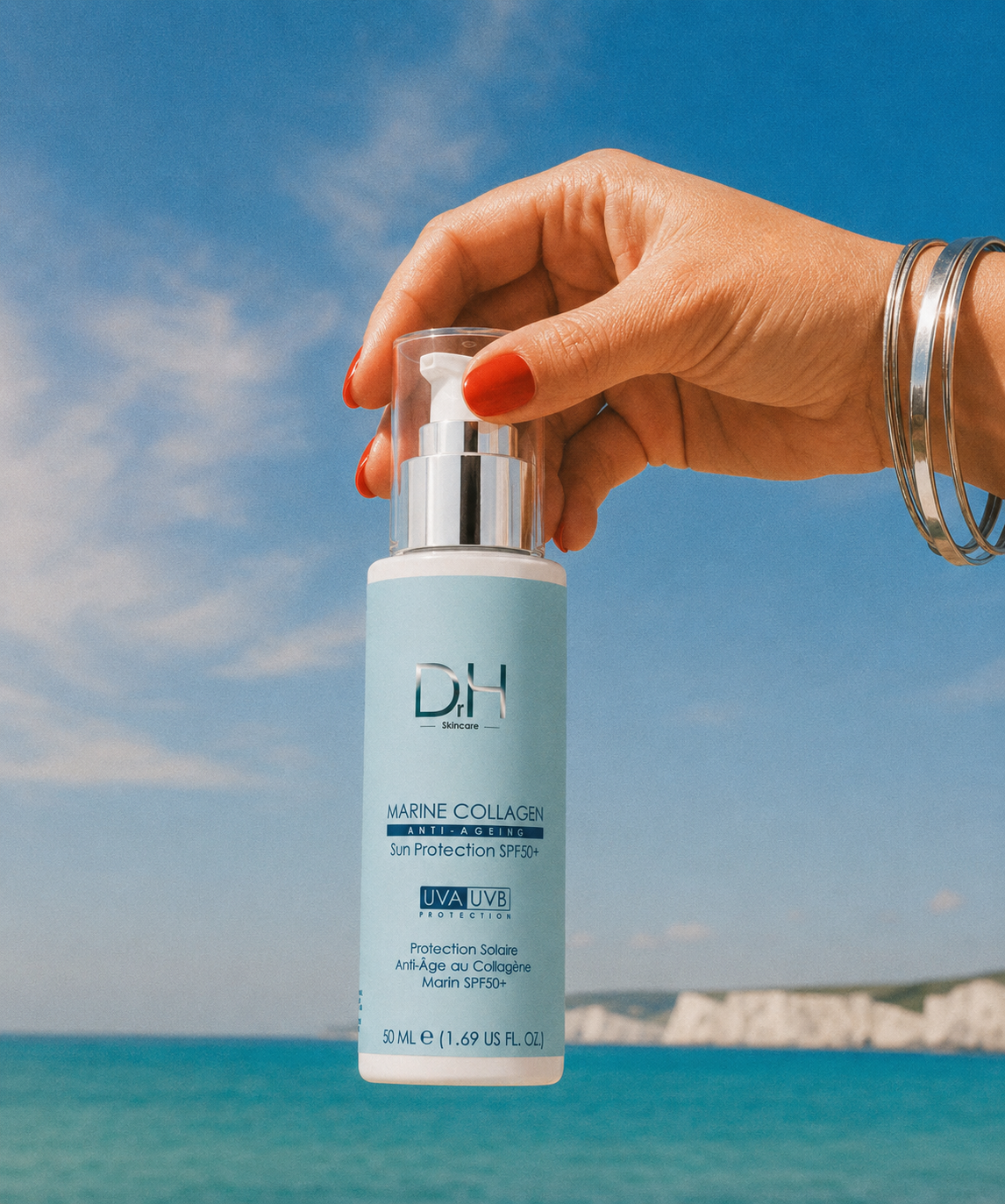 Crema Idratante al Collagene Marino SPF 50 50ml