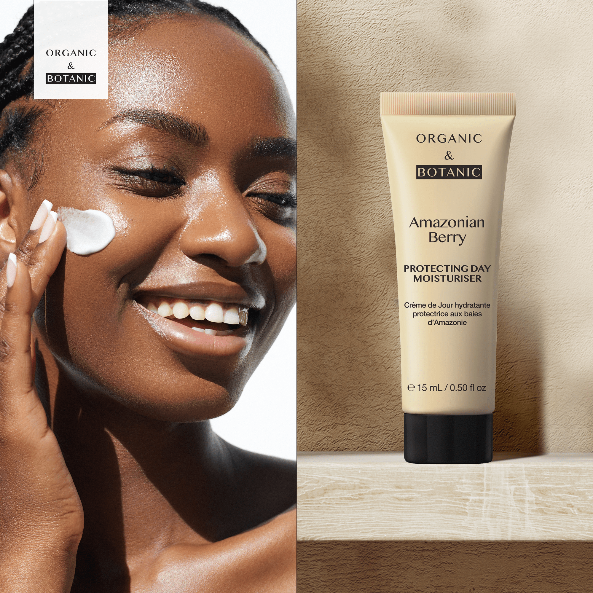 Crème de jour aux baies d'Amazonie, lot de 2 x 15 ml