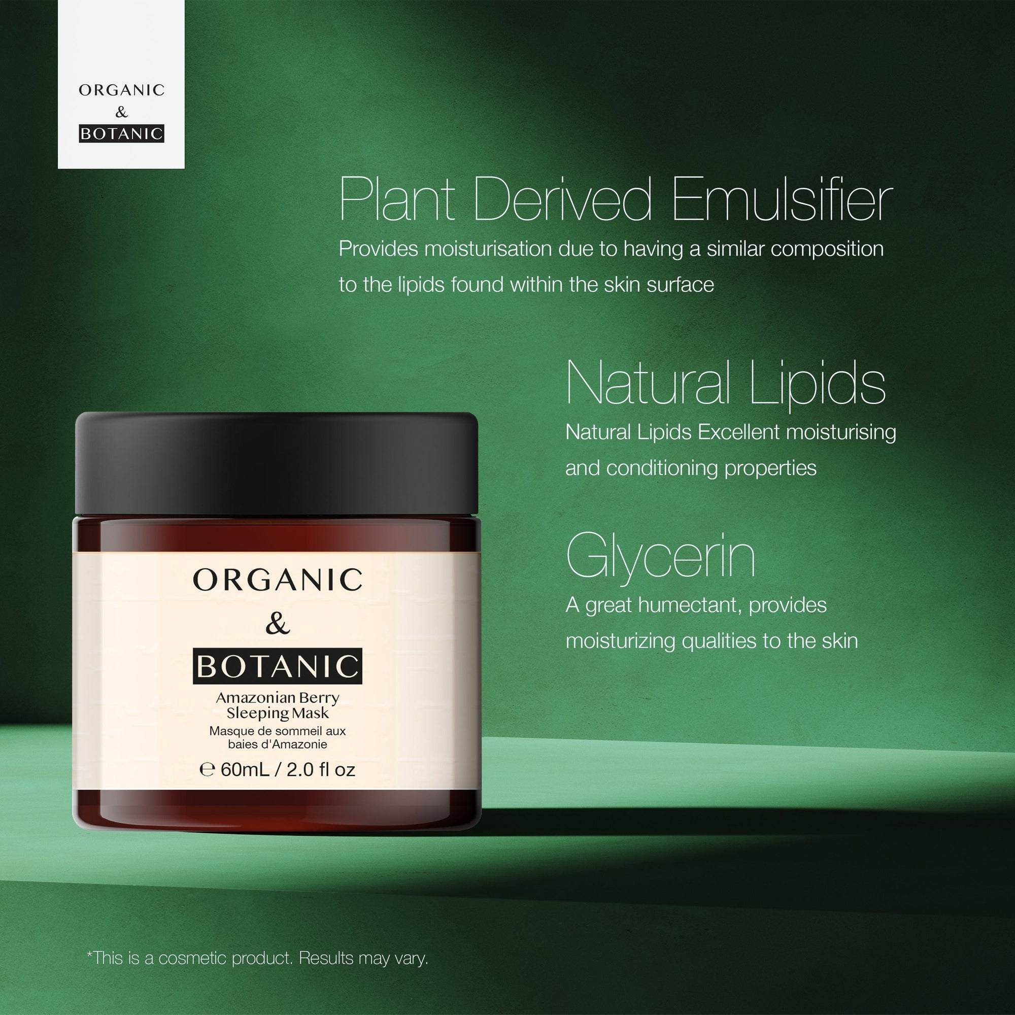 Schlafmaske mit Amazonasbeerenextrakt, 2 x 60 ml, Doppelpackung