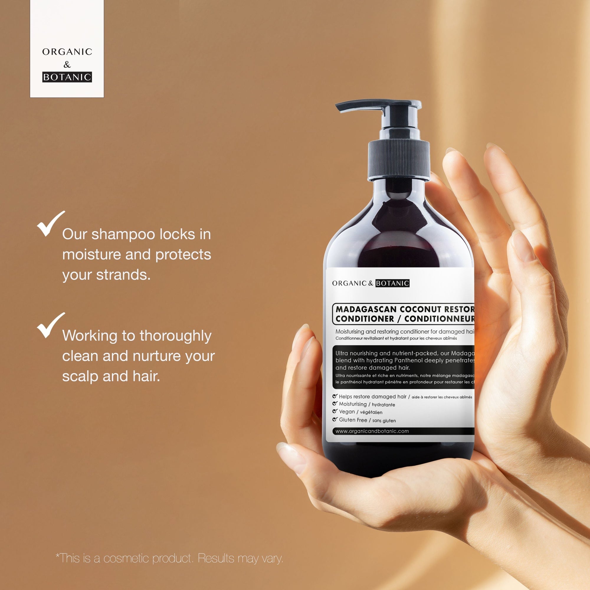 Madagaskar-Kokosnuss-Regenerationsspülung 500 ml x 2 Duo-Pack