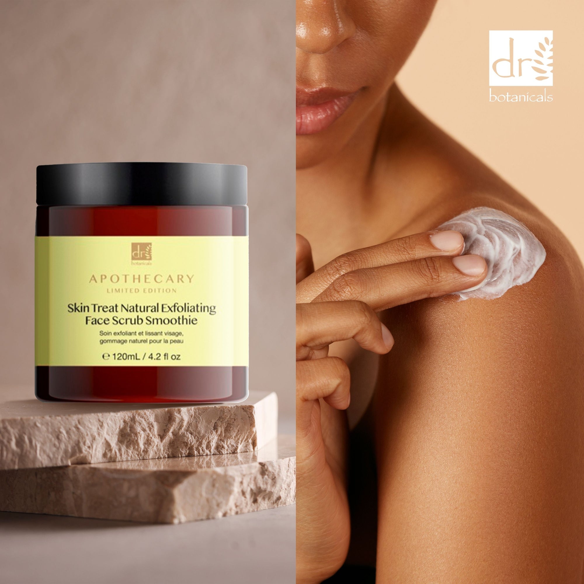 Skin Treat Natürliches Peeling-Gesichts-Smoothie 120ml Doppel-Sparpackung