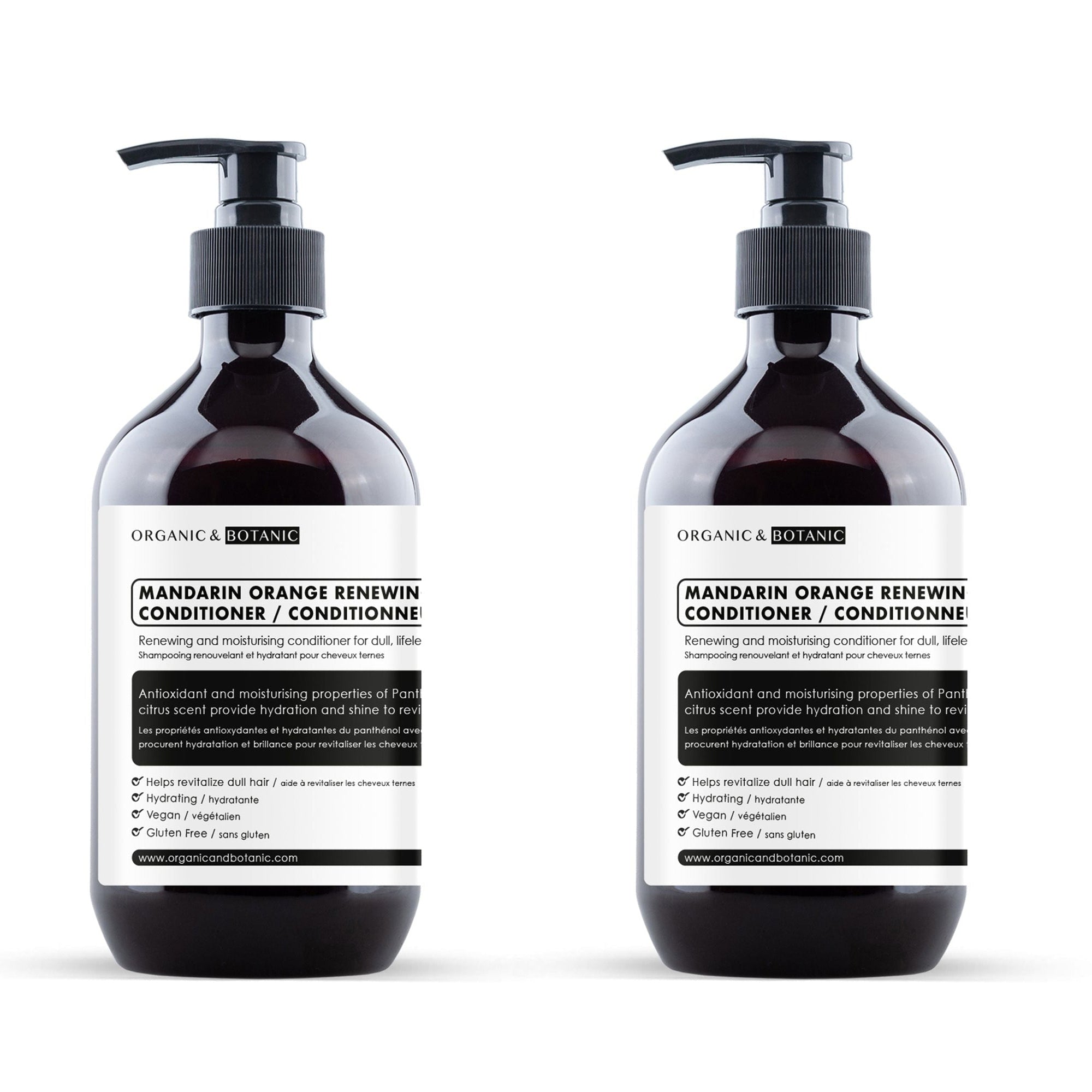 Mandarin Orange Renewing Conditioner 500ml x 2 Duo Pack